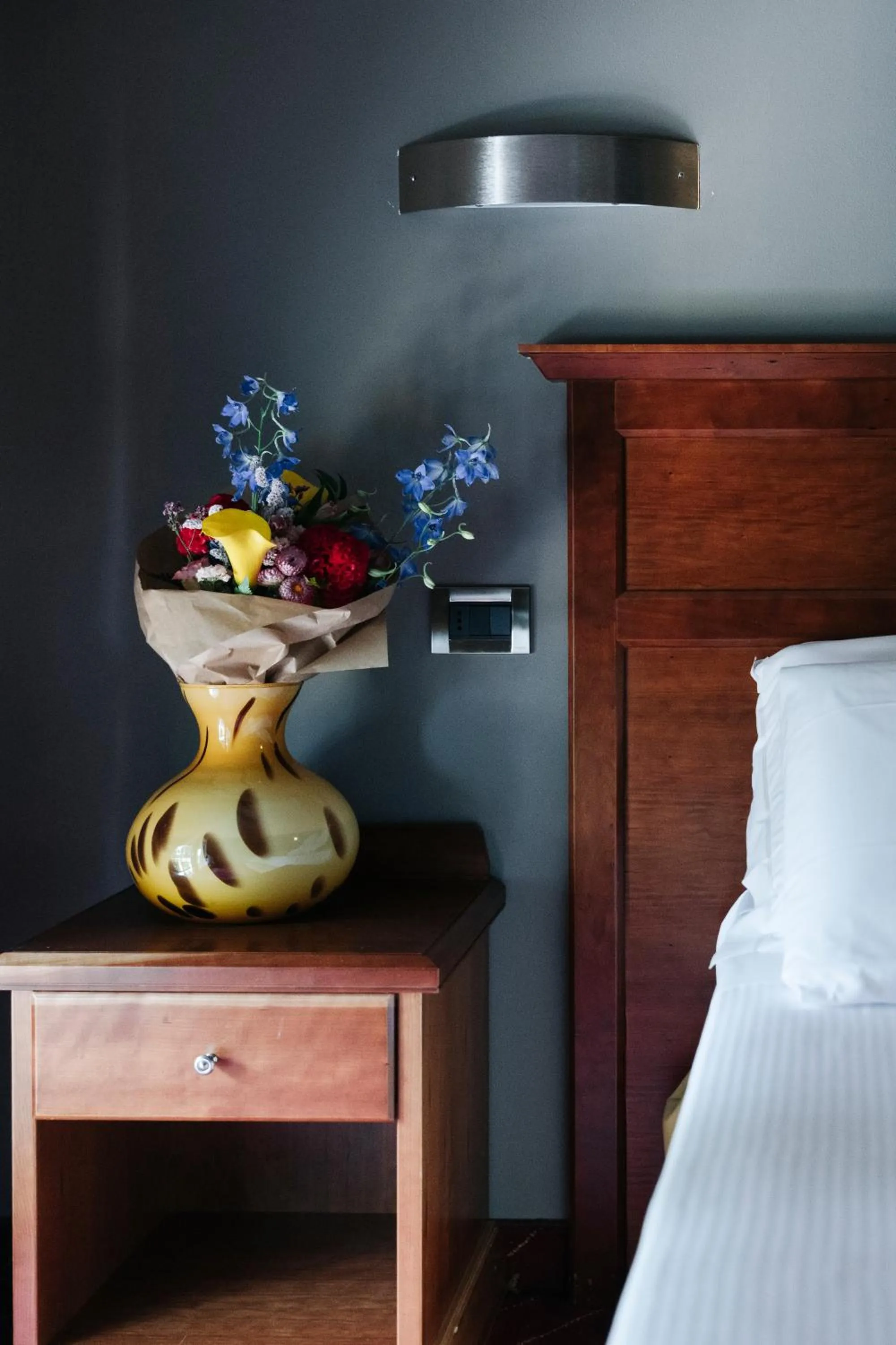 Decorative detail, Bed in La Pina