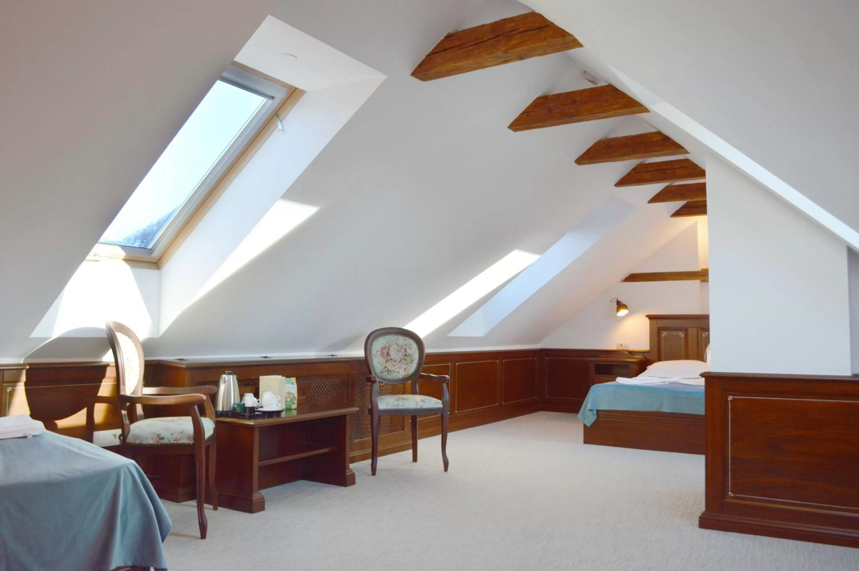 Bed in HOTEL BOUTIQUE CASA CHITIC -HOTEL AND RESTAURANT Str Johann Gott nr7