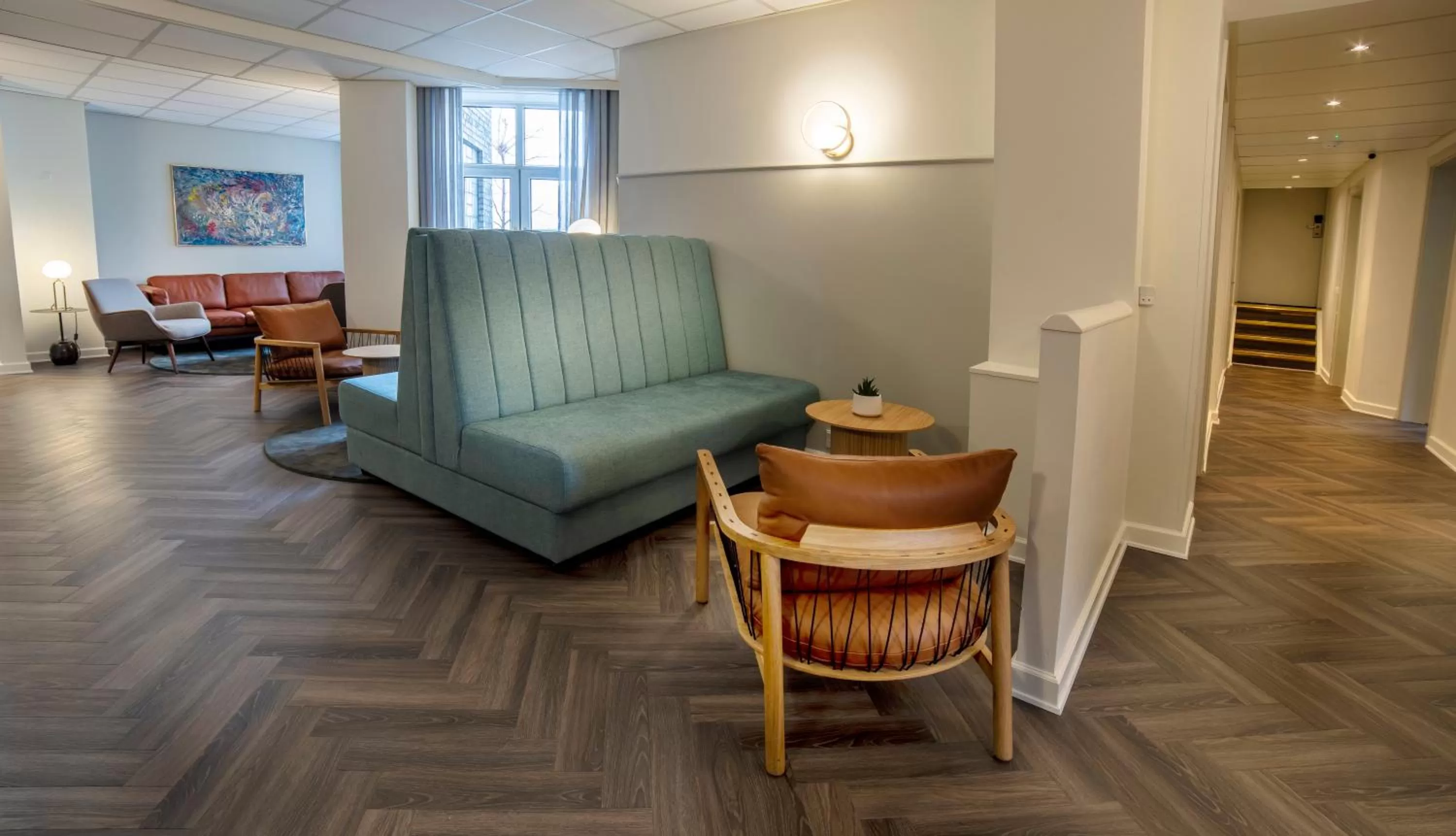 Living room in Go Hotel Saga