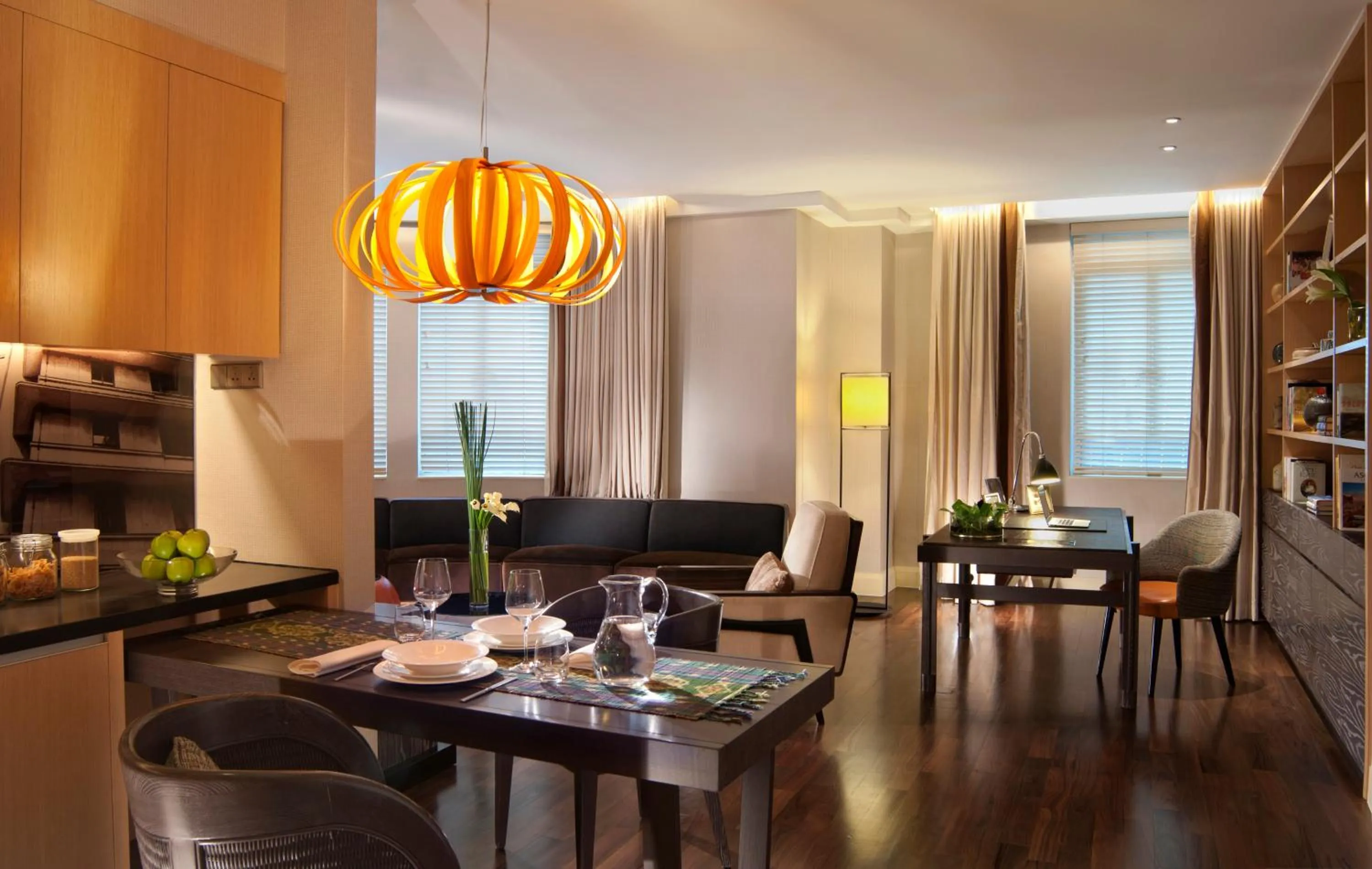 Living room in Ascott Raffles Place Singapore