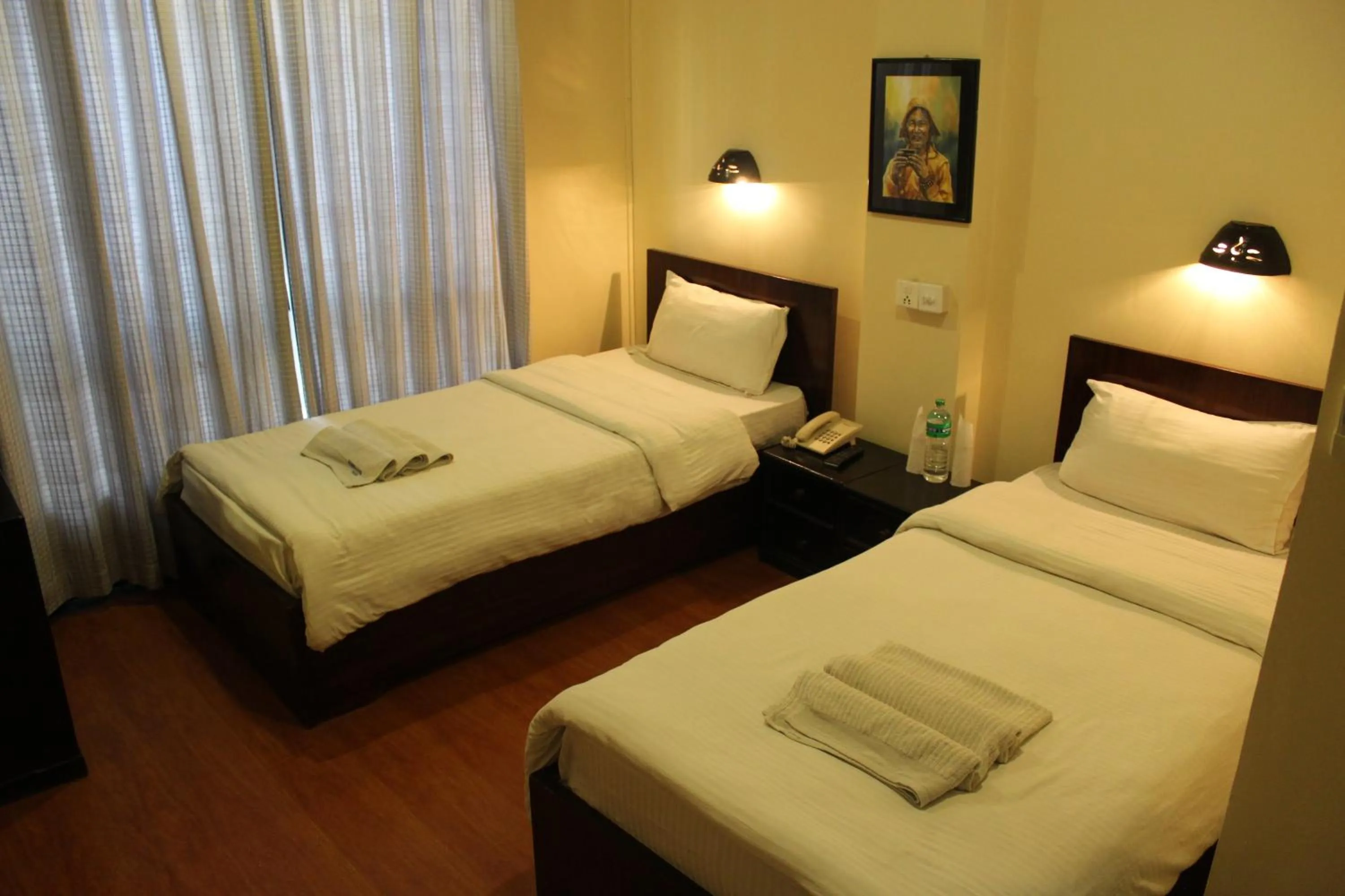 Bedroom, Bed in Hotel Buddha Land