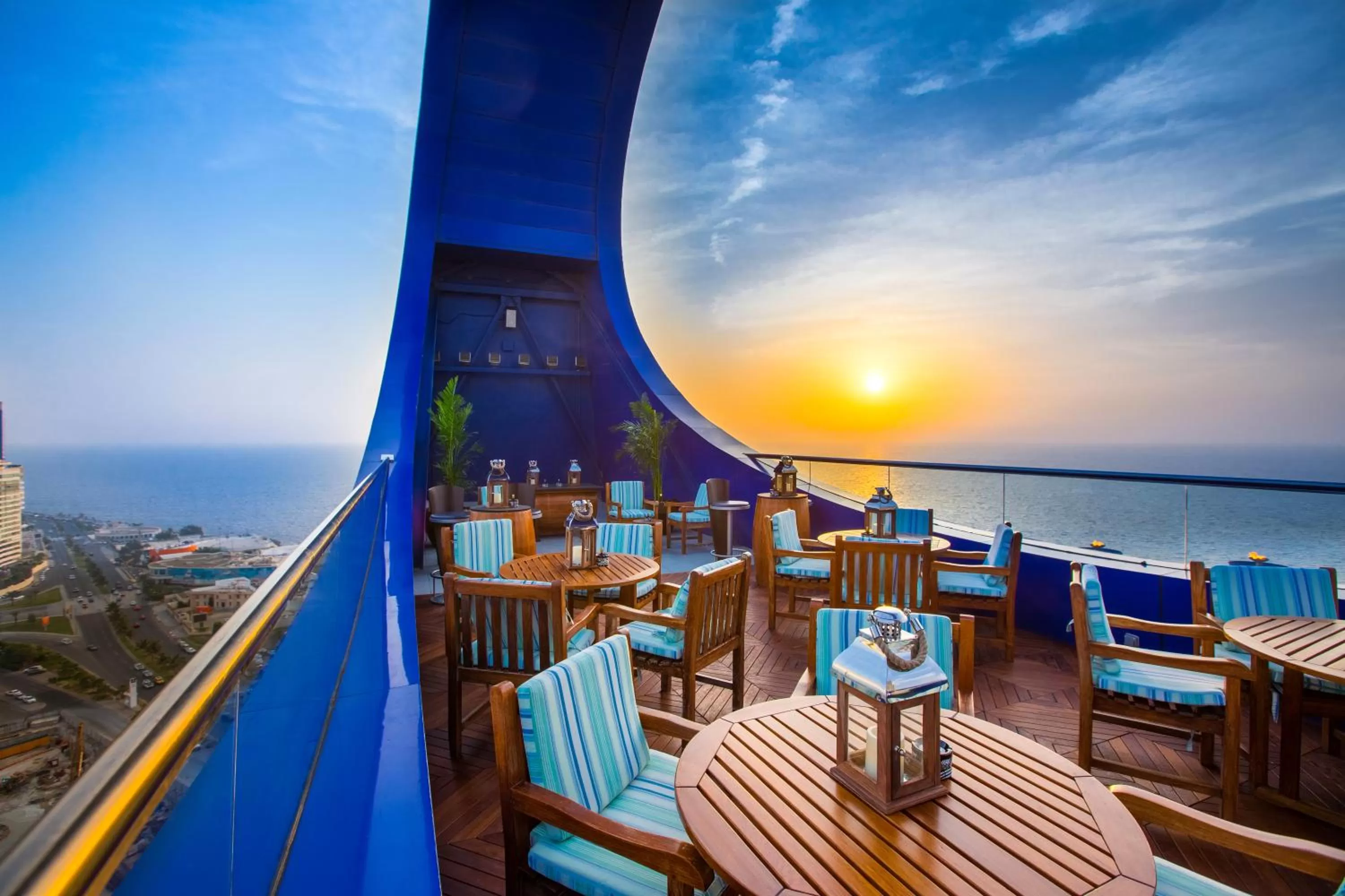 Bird's eye view in Rosewood Jeddah