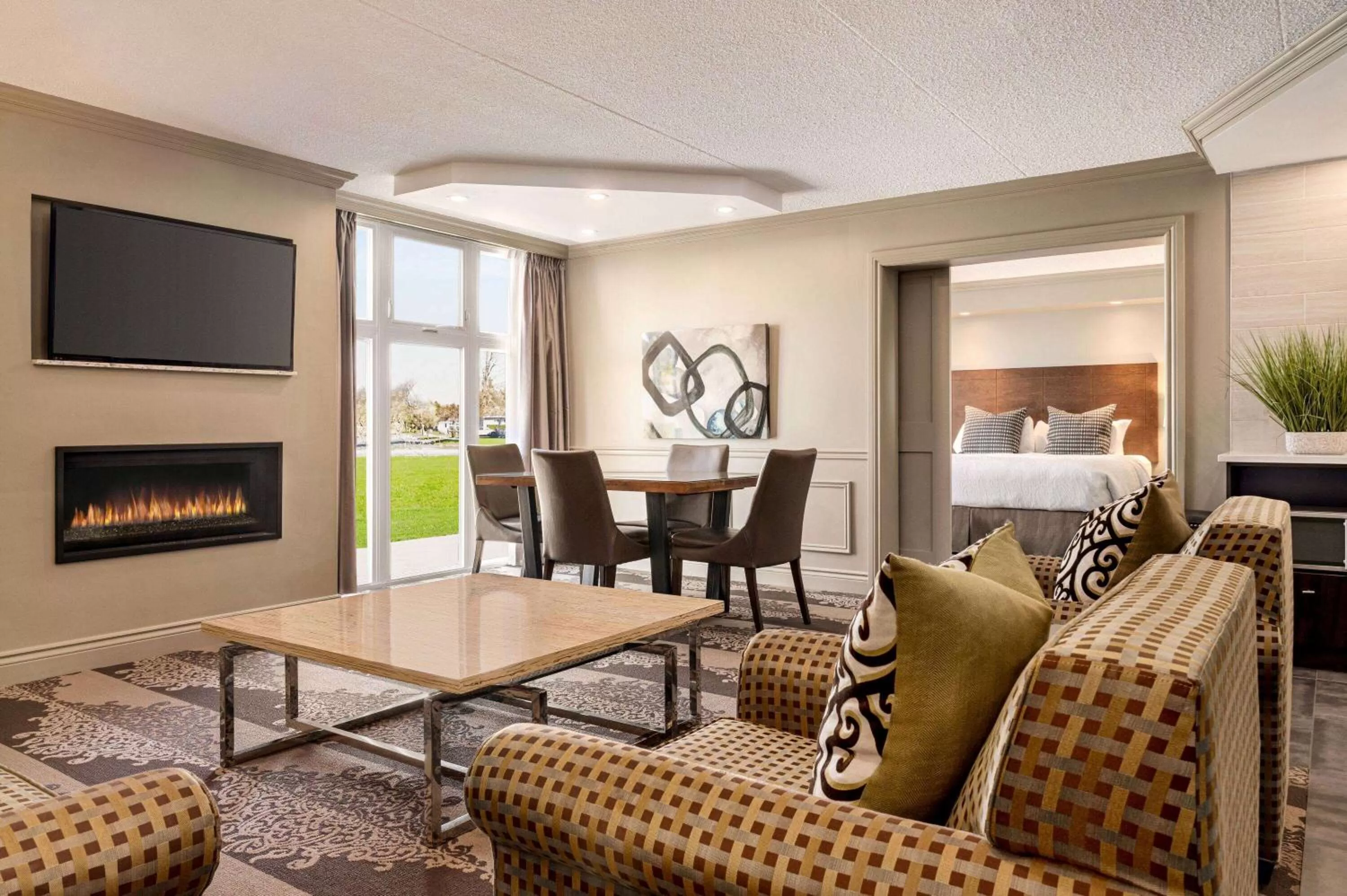 Bed in Ramada by Wyndham Cornwall