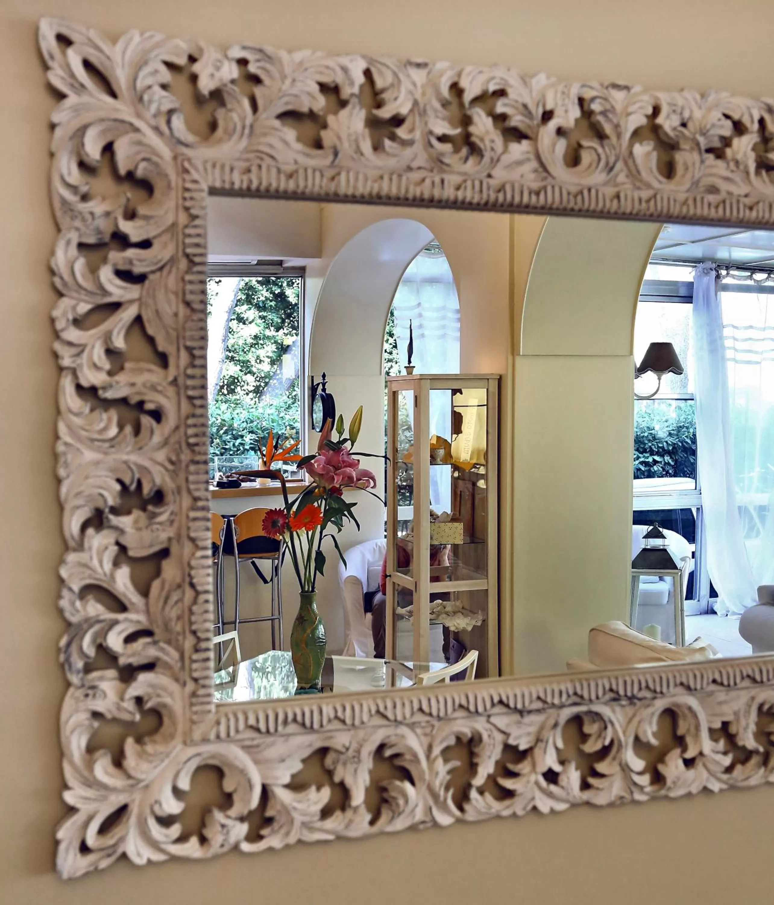 Lobby or reception in Hotel Santiago