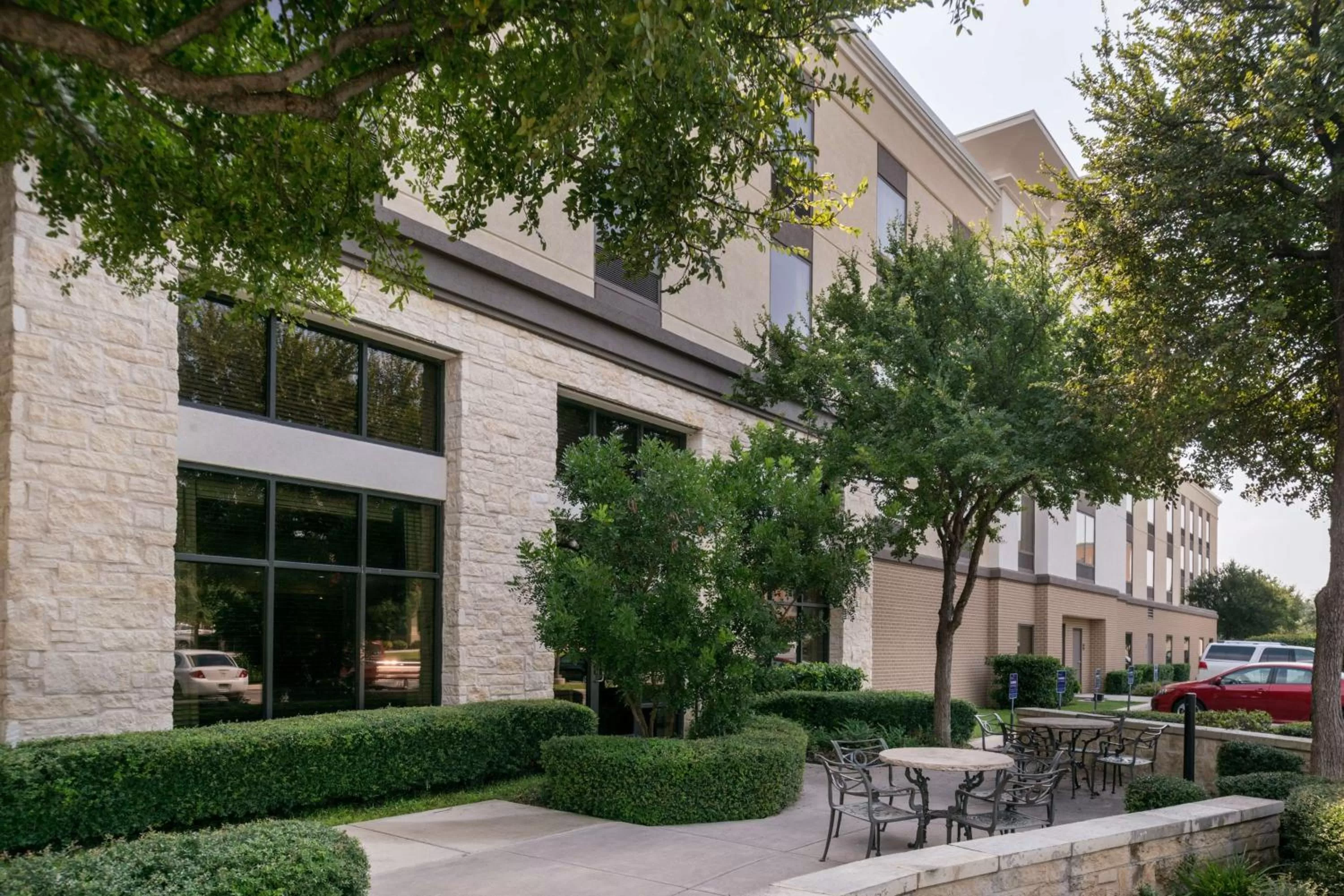 Patio in Hampton Inn and Suites Schertz