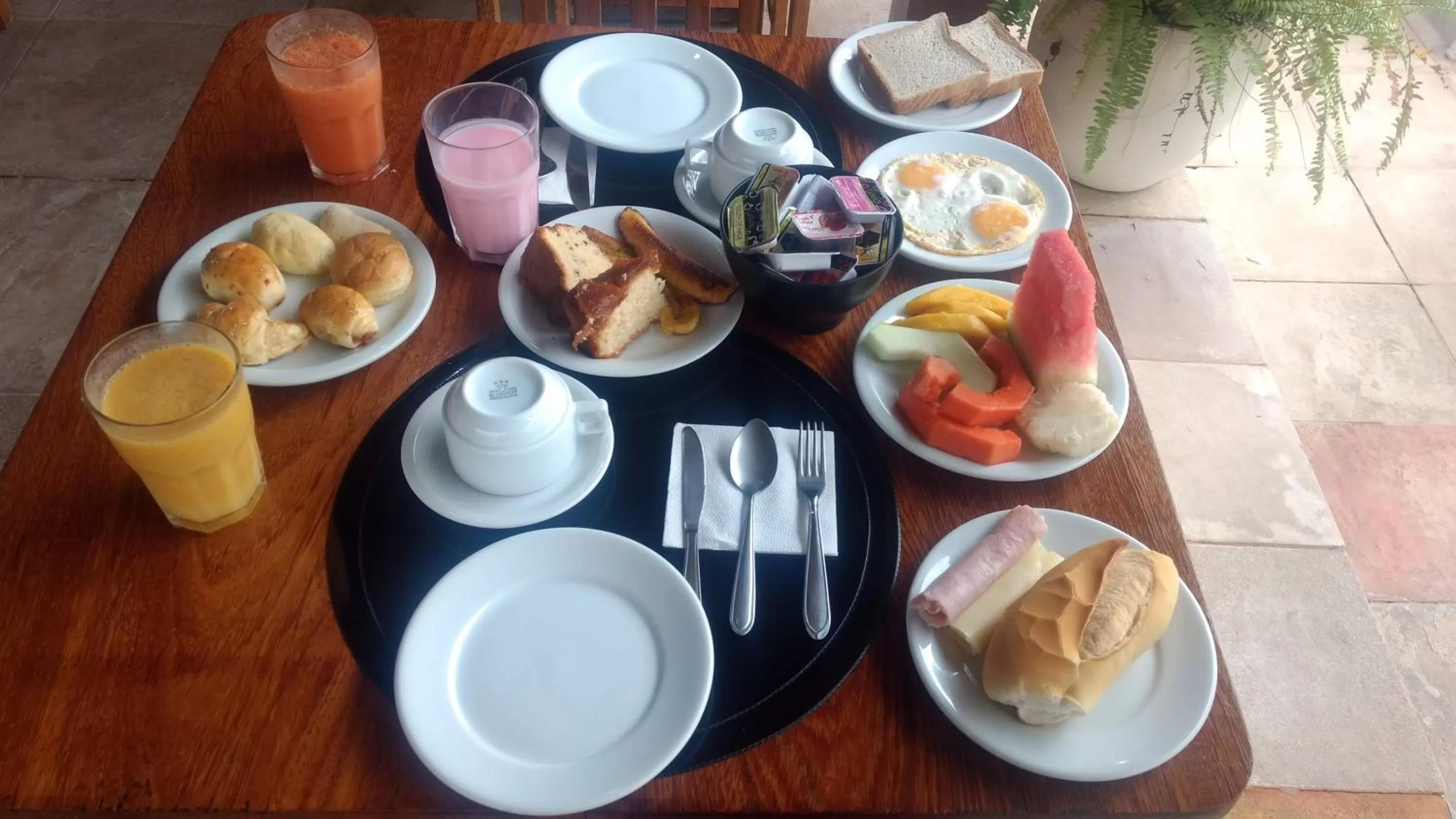 Breakfast in Hotel Pousada Salvador Paradise