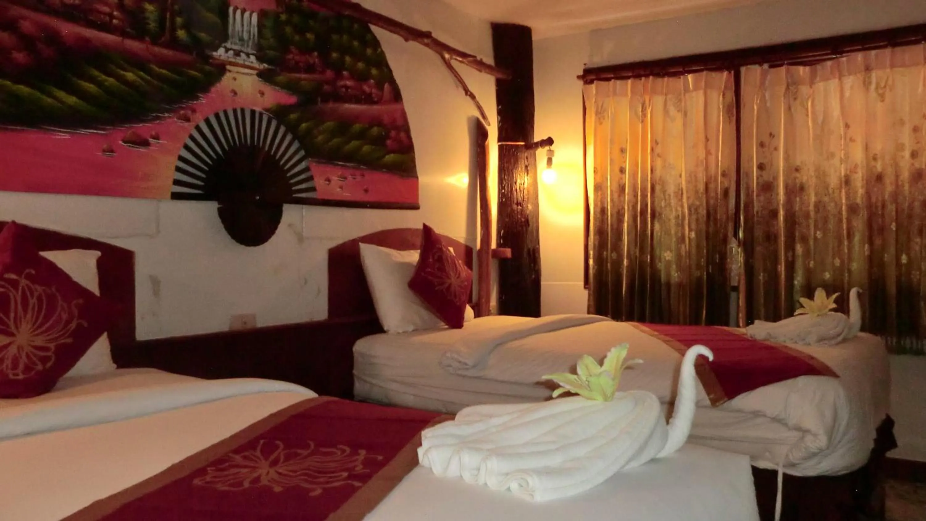 Bed in The Krabi Forest Homestay