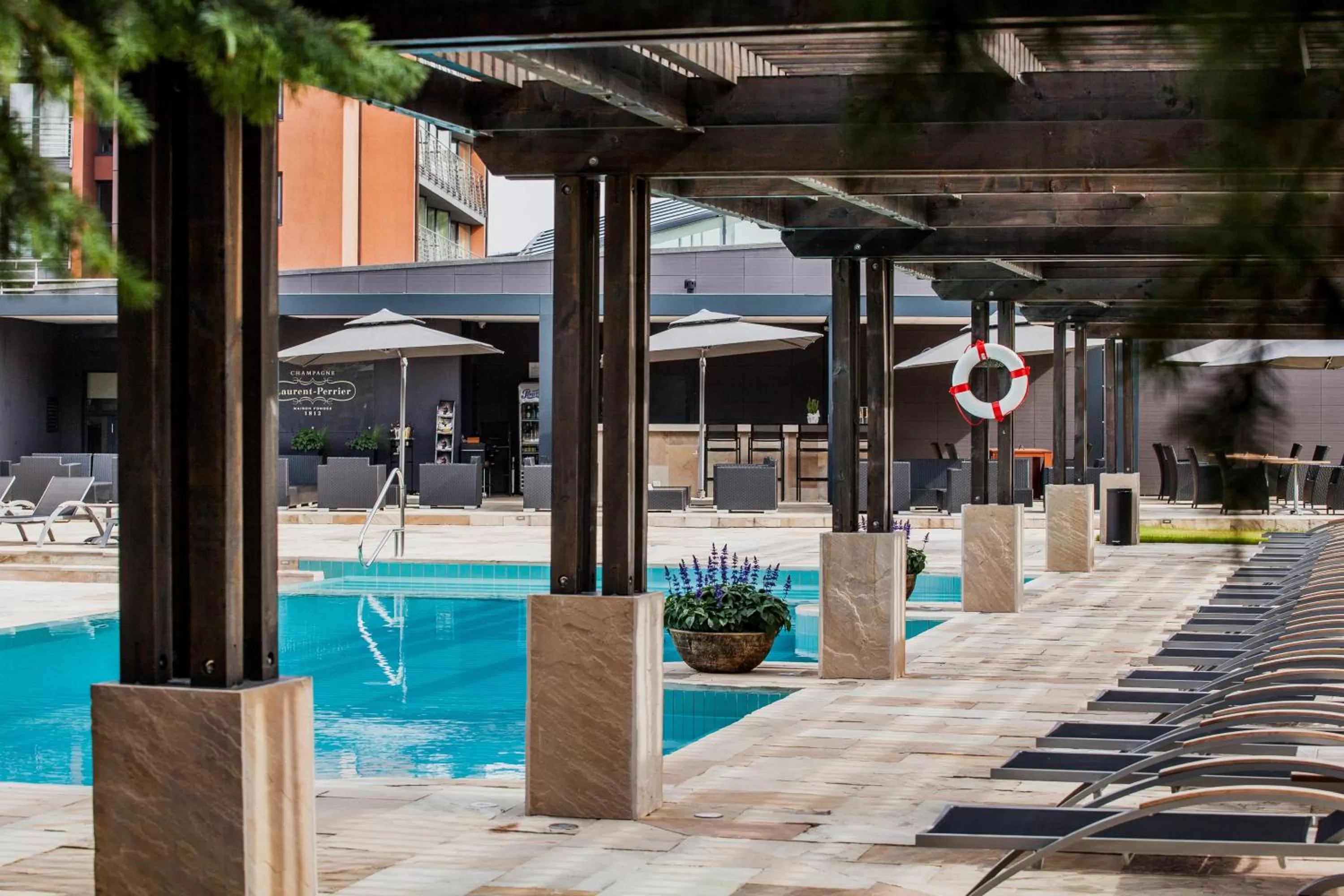 Pool view in Mercure Palanga Vanagupe Resort & SPA