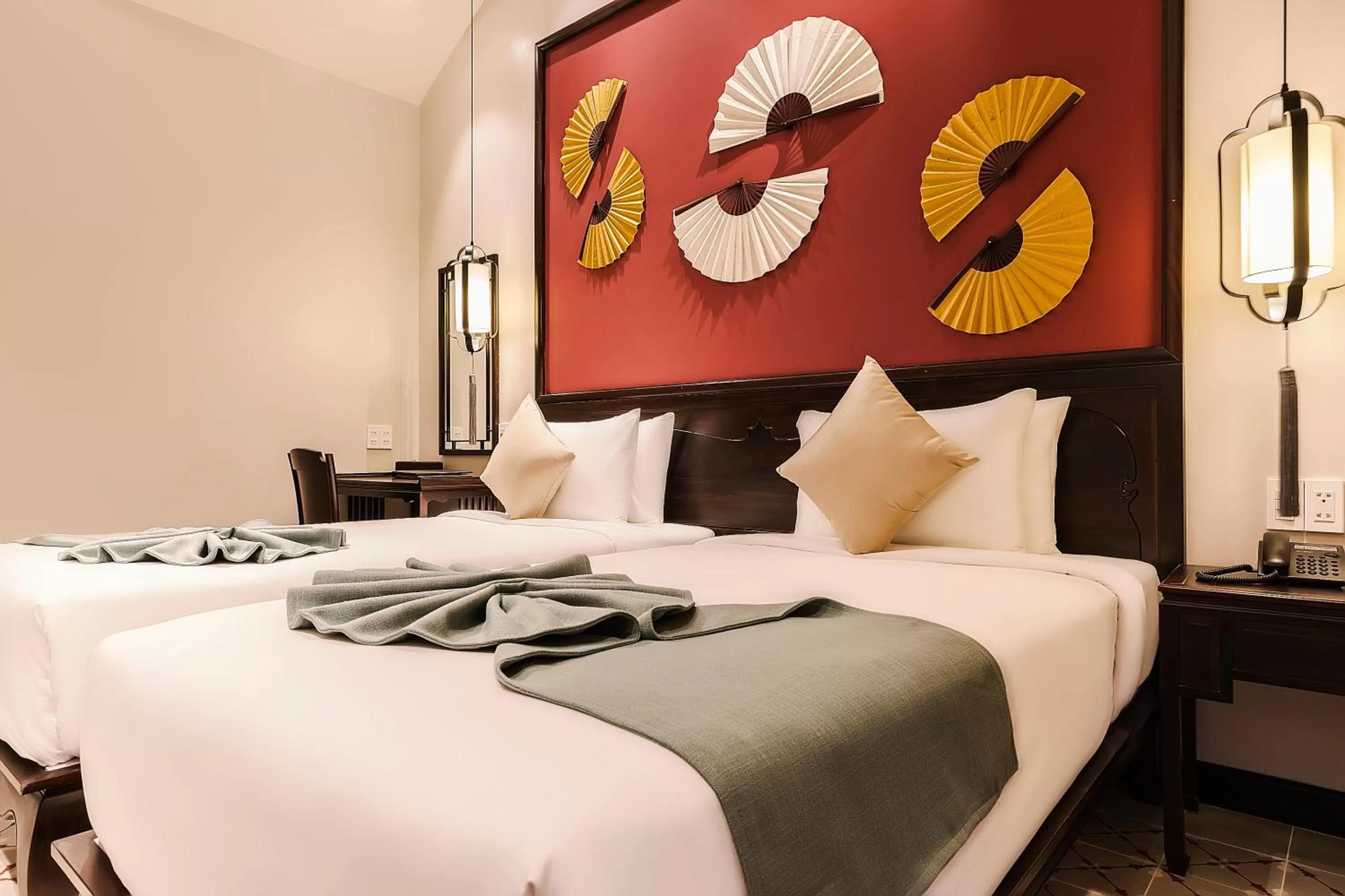 Deluxe Twin Room with Balcony in Laluna Hoi An Riverside Hotel & Spa