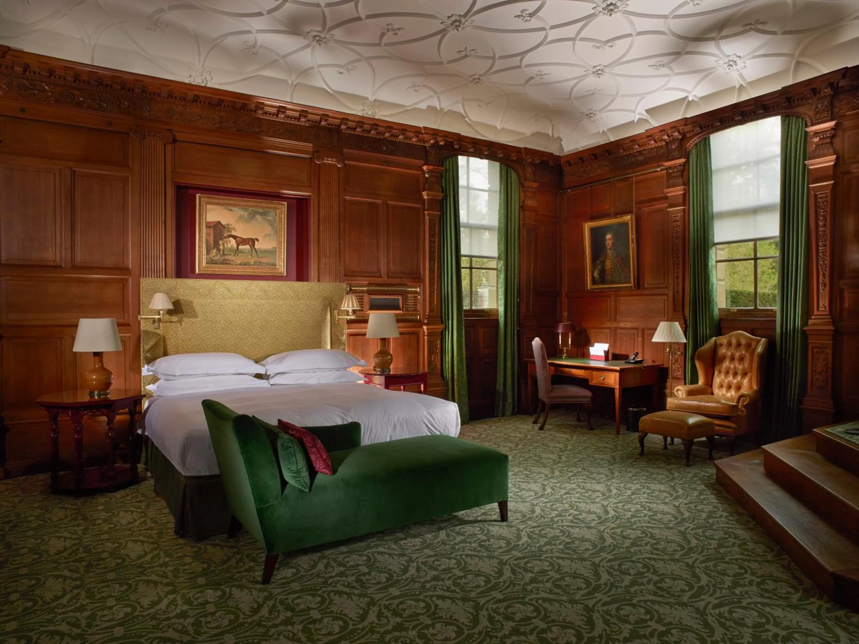 Day, Bed in Cliveden House - an Iconic Luxury Hotel