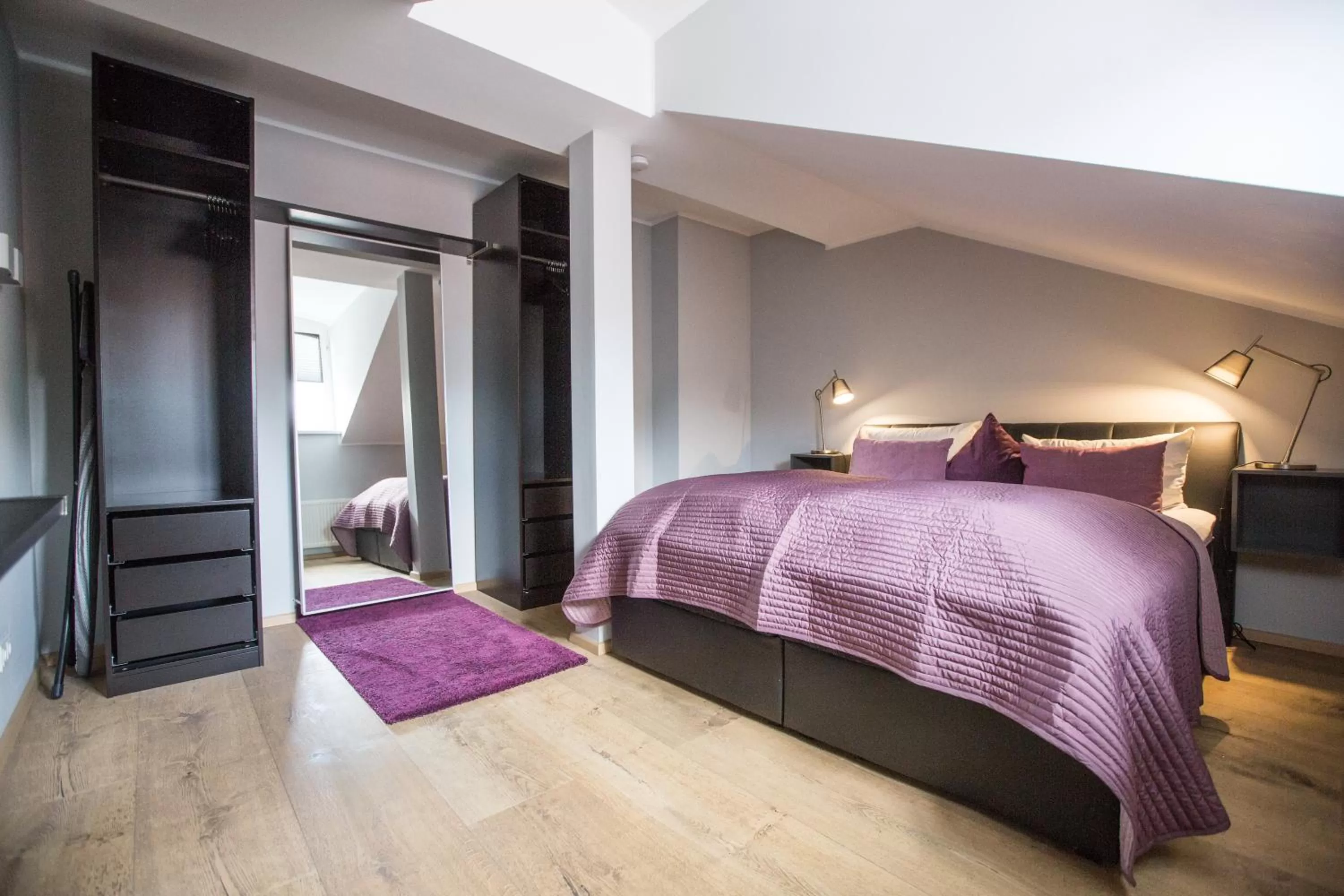 Bed in Hotel & Restaurant Fackelgarten Plau am See