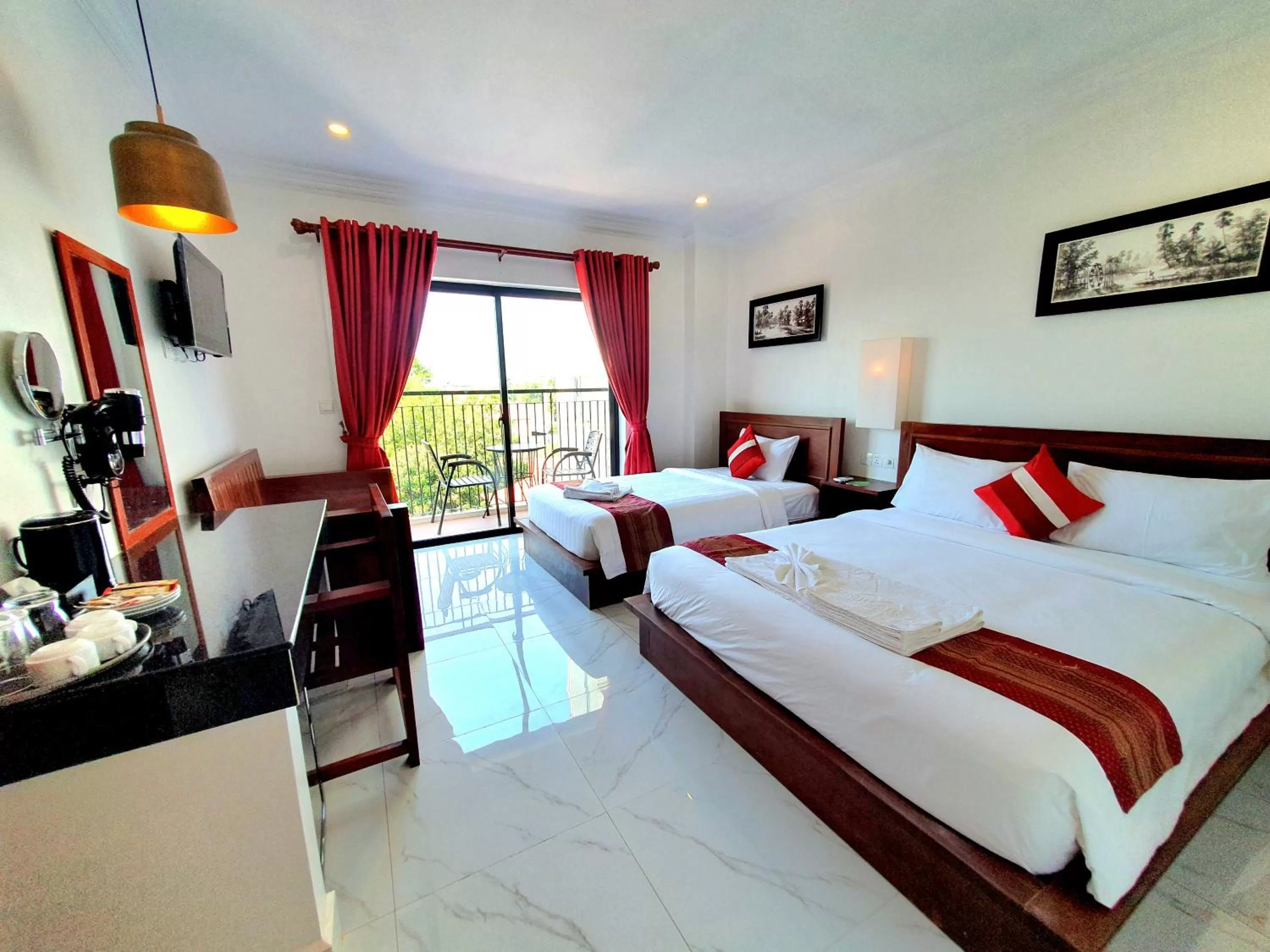 Bedroom in Long Night Siem Reap Hotel