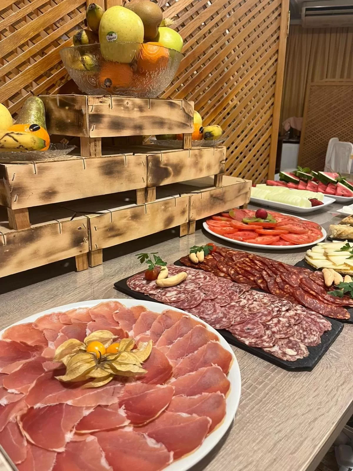 Breakfast in Hotel Helmántico