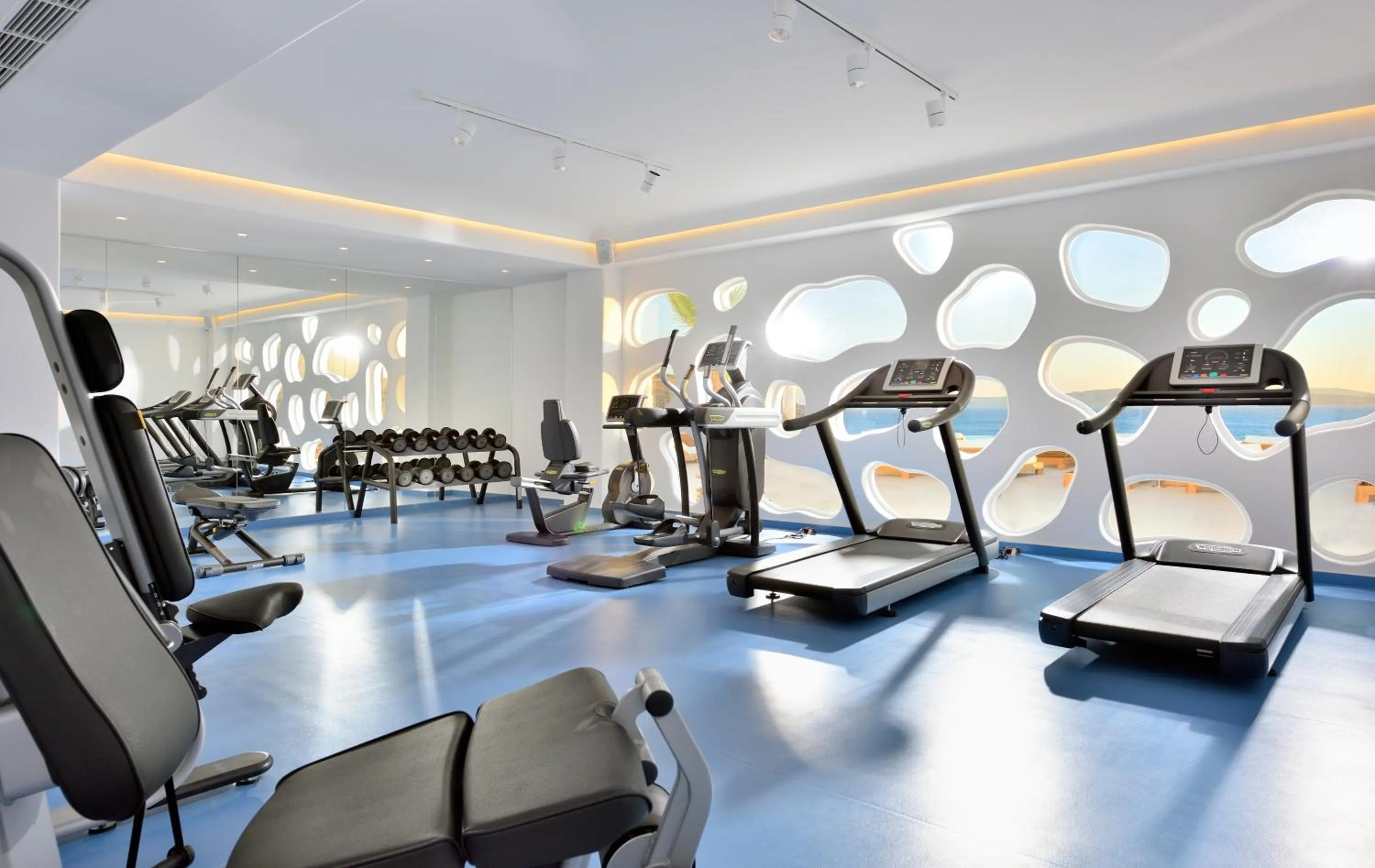 Fitness centre/facilities in Anax Resort and Spa
