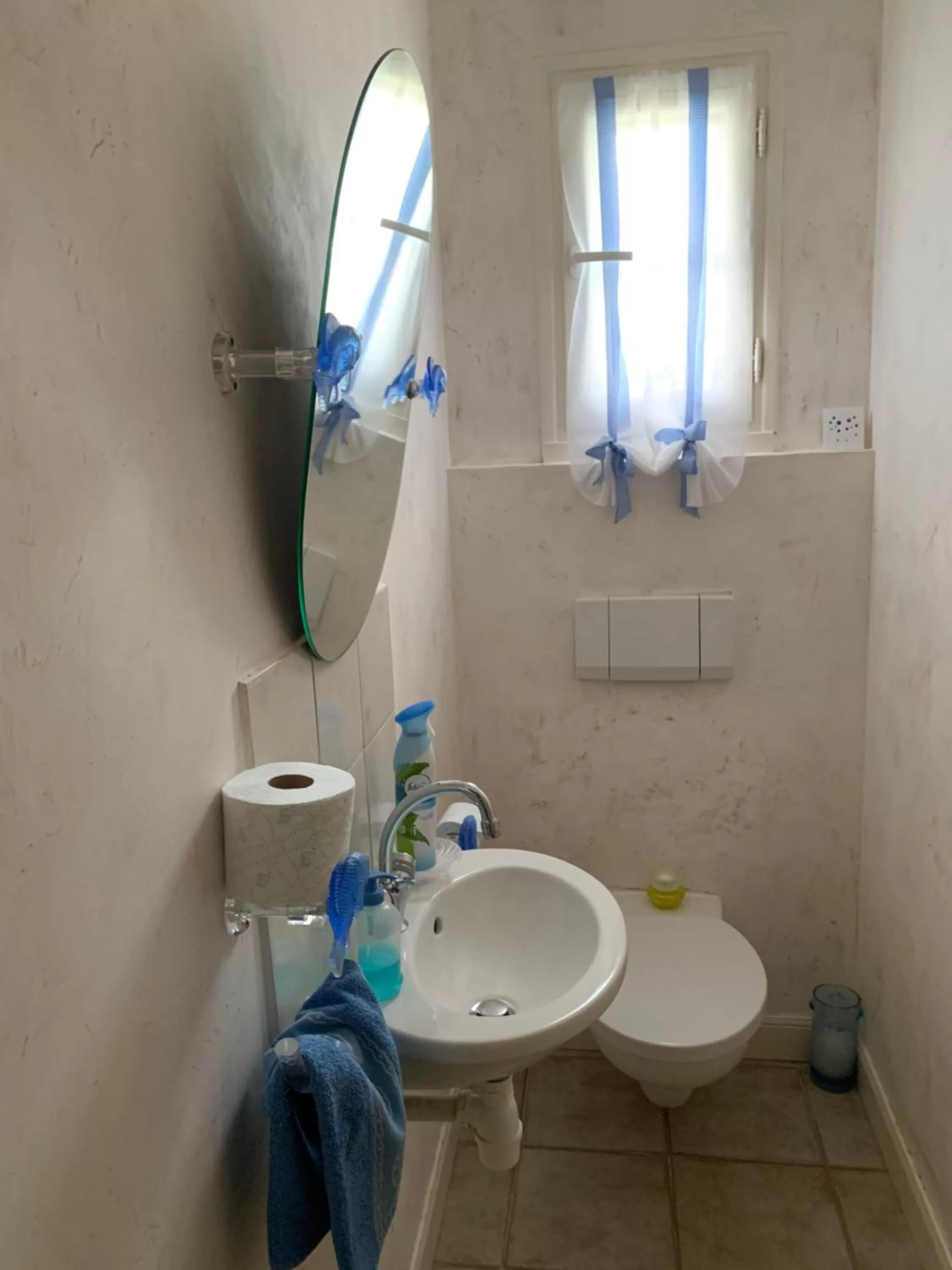 Toilet in Villa Les Hortensias B&B