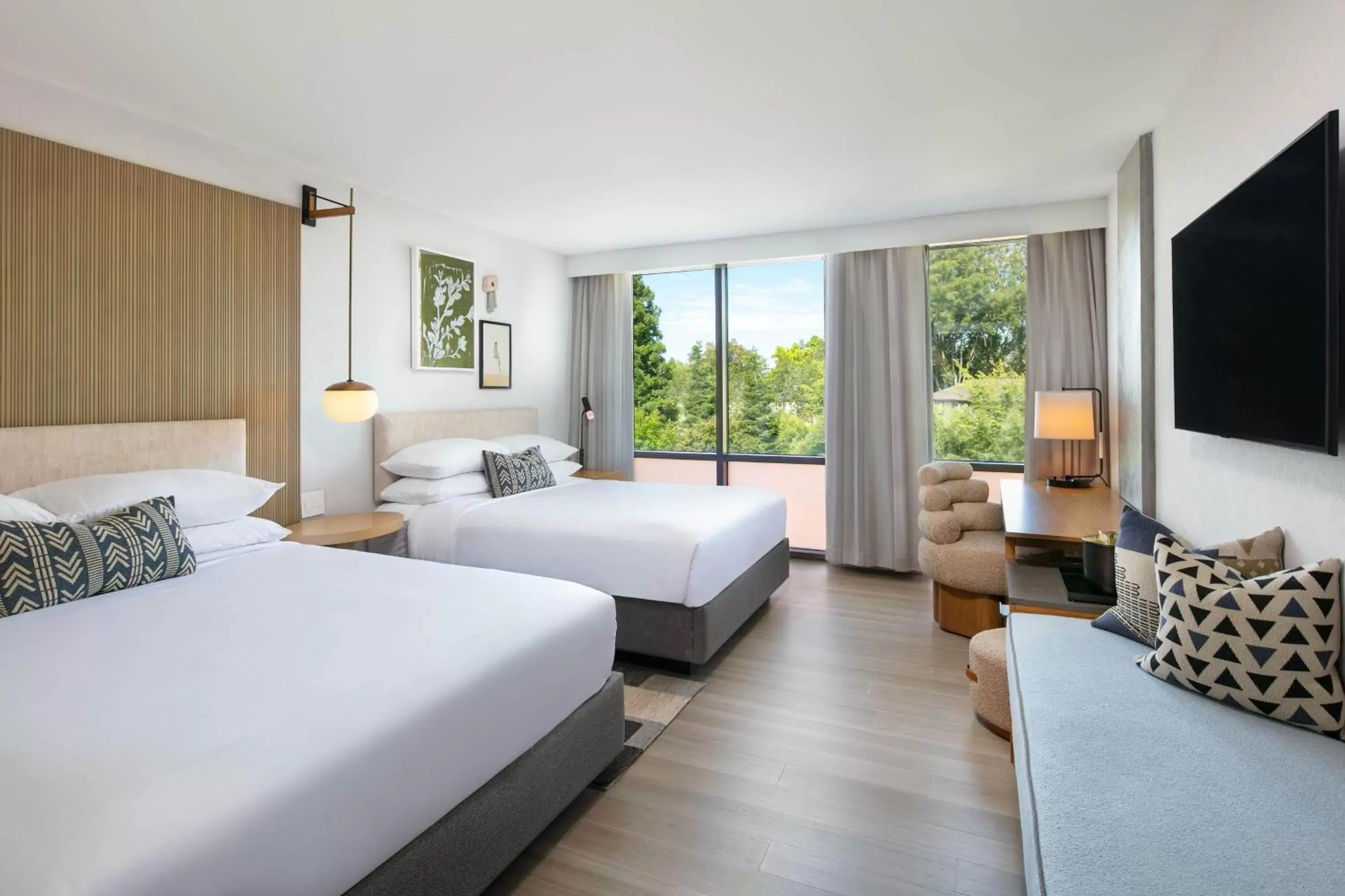 Queen Room with Two Queen Beds - Hearing Accessible in Hotel Citrine, Palo Alto, a Tribute Portfolio Hotel Queen Room with Two Queen Beds - Hearing Accessible in Hotel Citrine, Palo Alto, a Tribute Portfolio Hotel