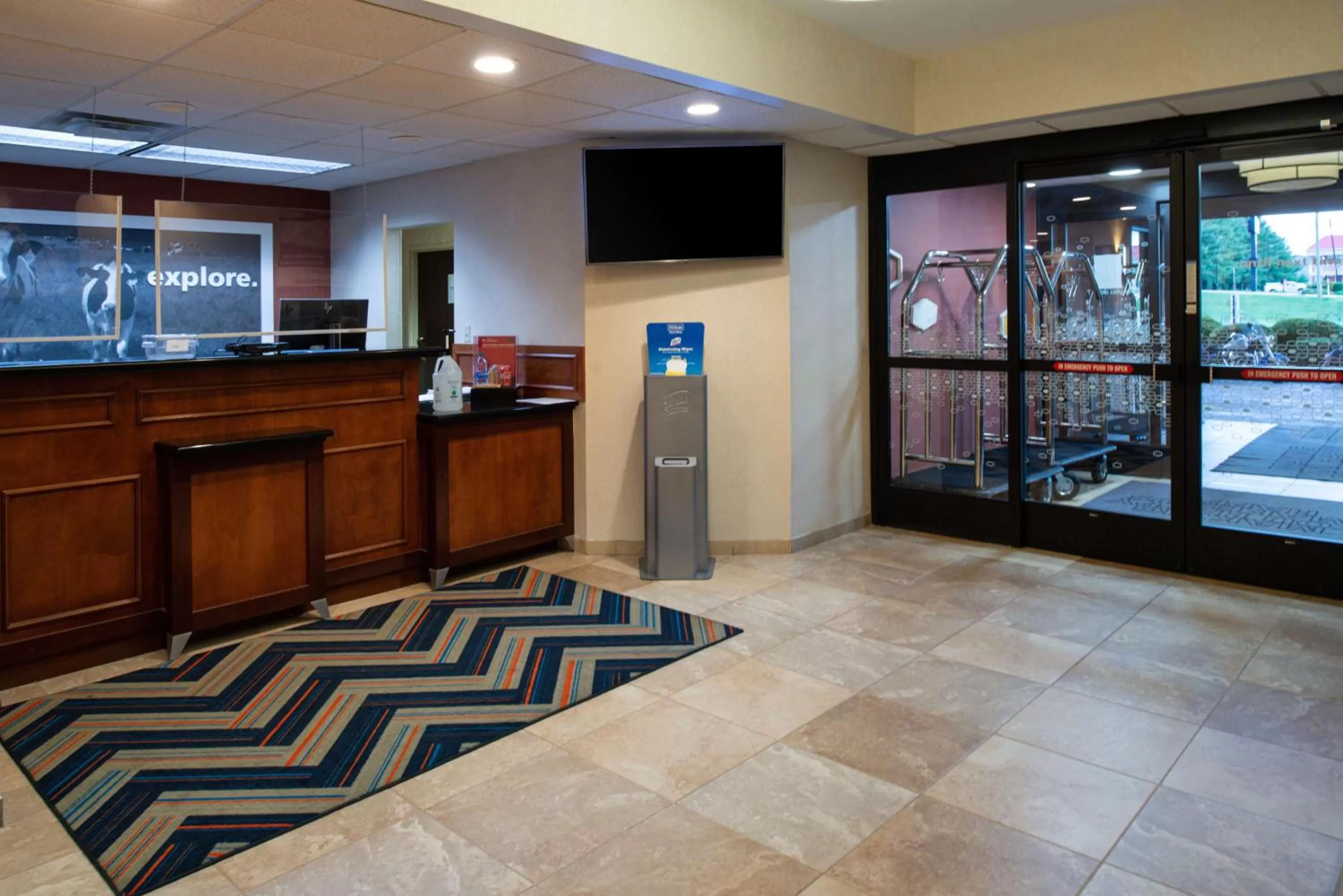 Lobby or reception in Hampton Inn Wytheville