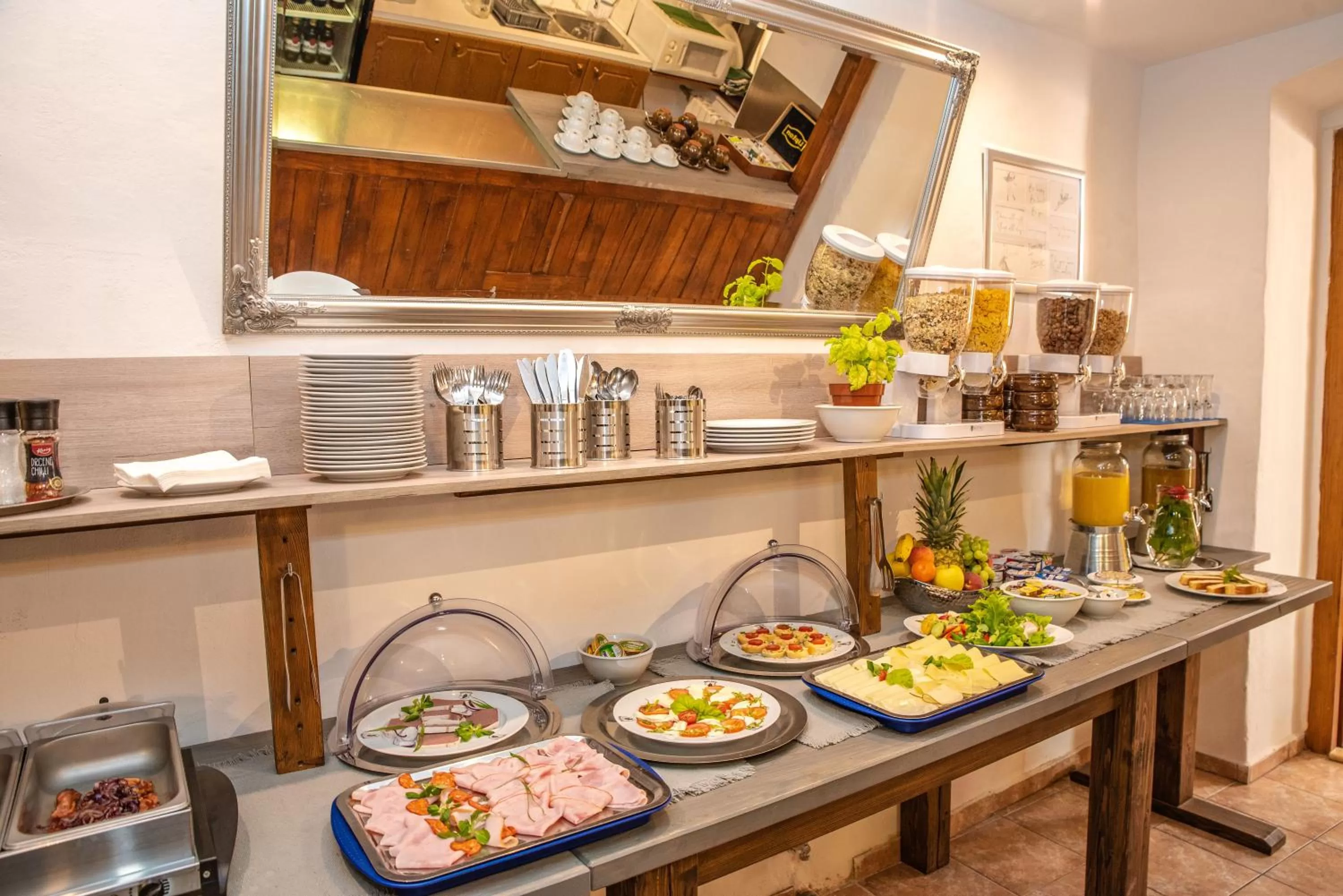 Breakfast in Ubytování u BÍLÉ PANÍ