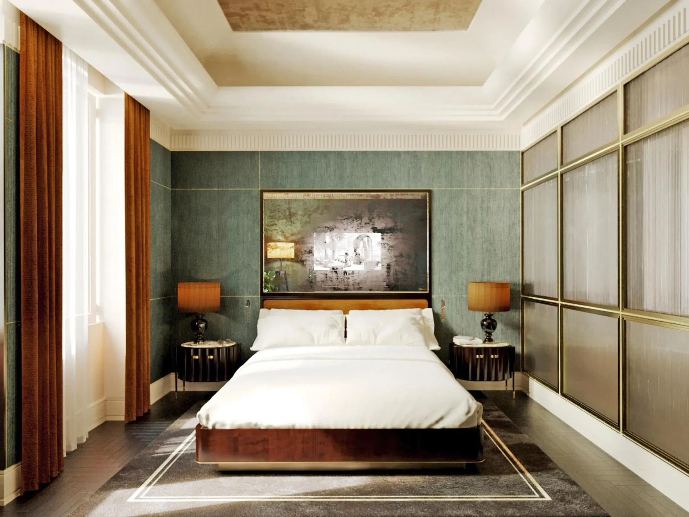 Bed in Hotel Lord Byron - Small Luxury Hotels of the World