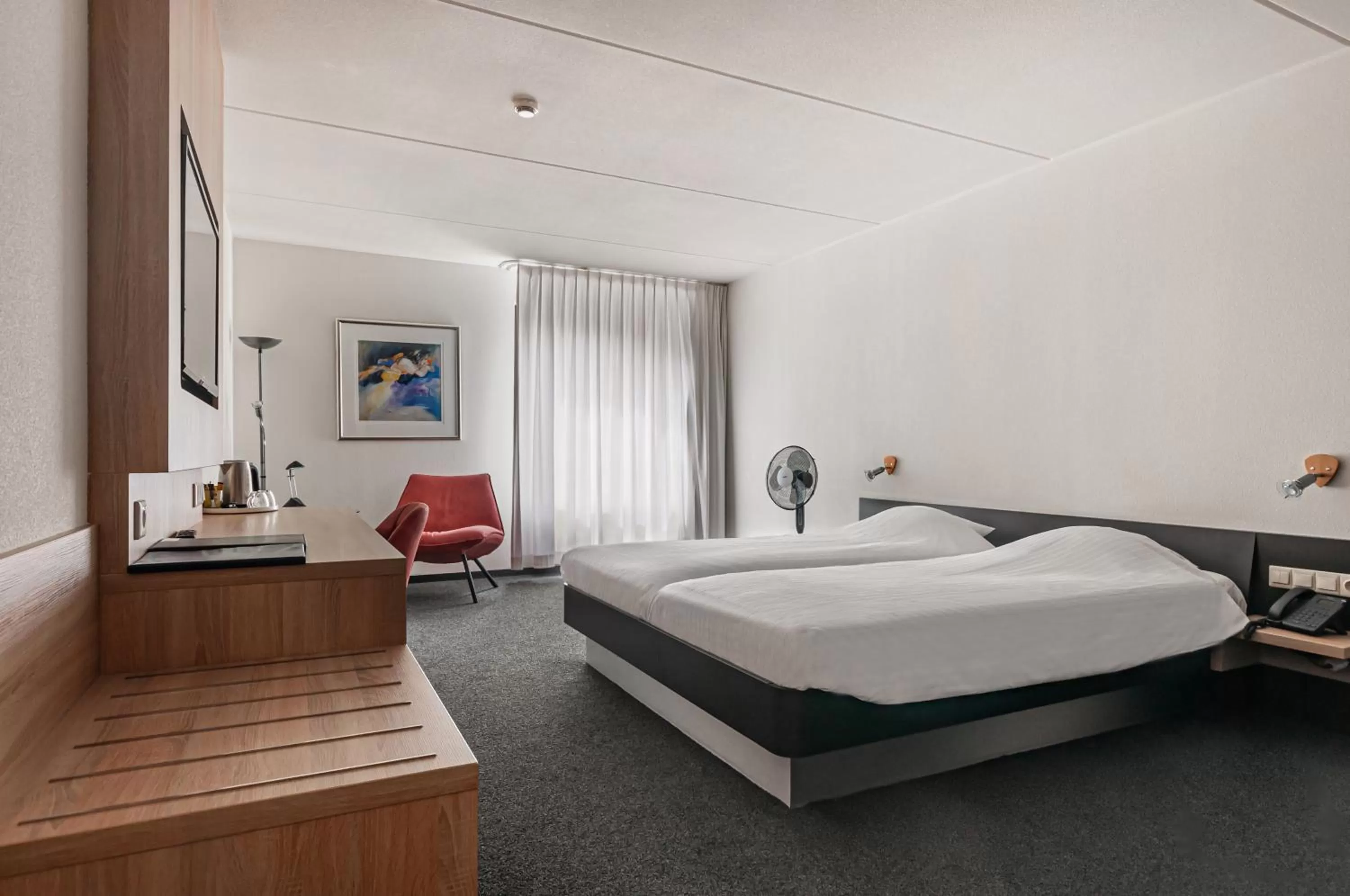 Bed in Hotel Iselmar