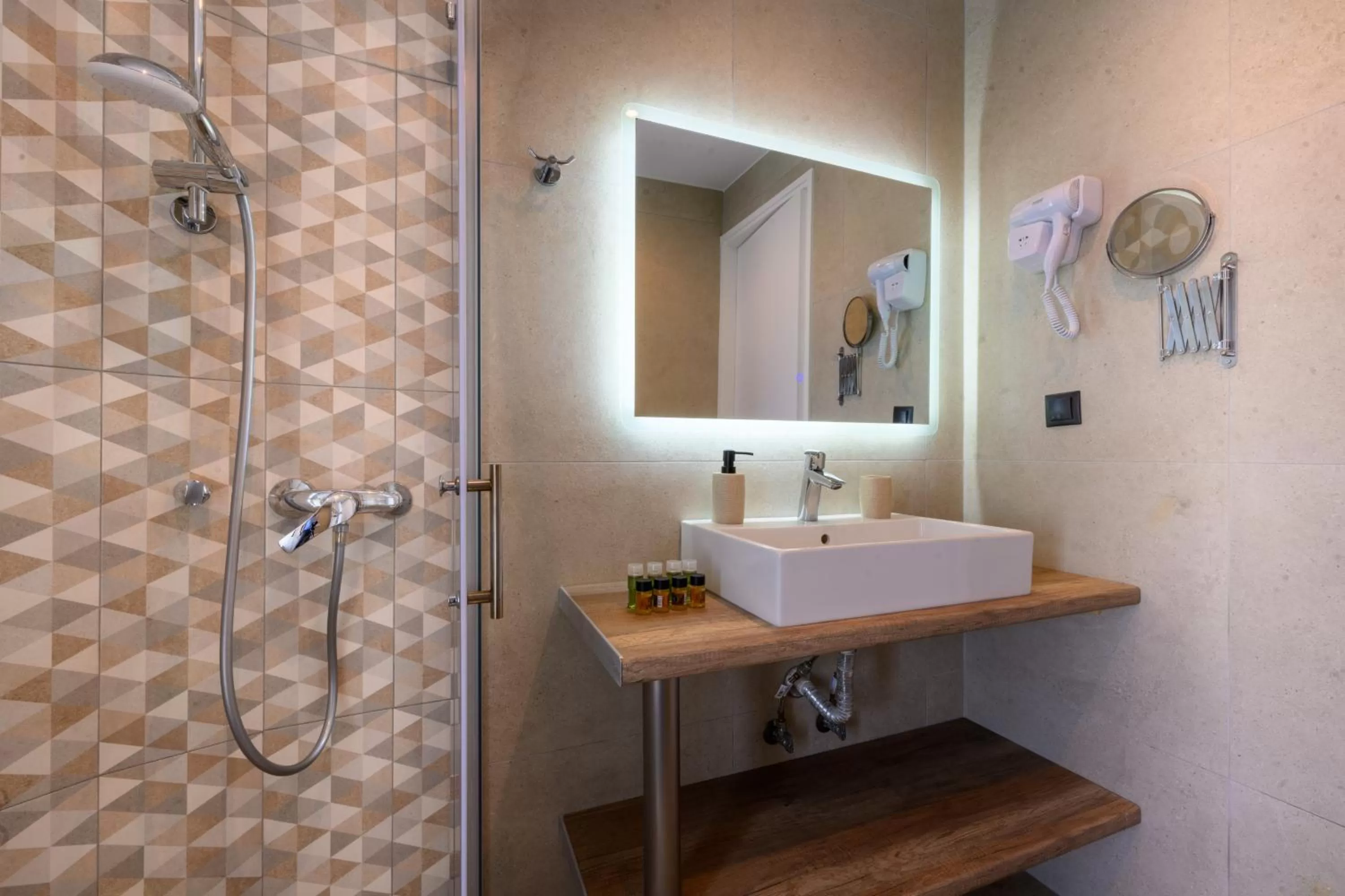 Bathroom in CUBES ON THE BEACH Athens Airport