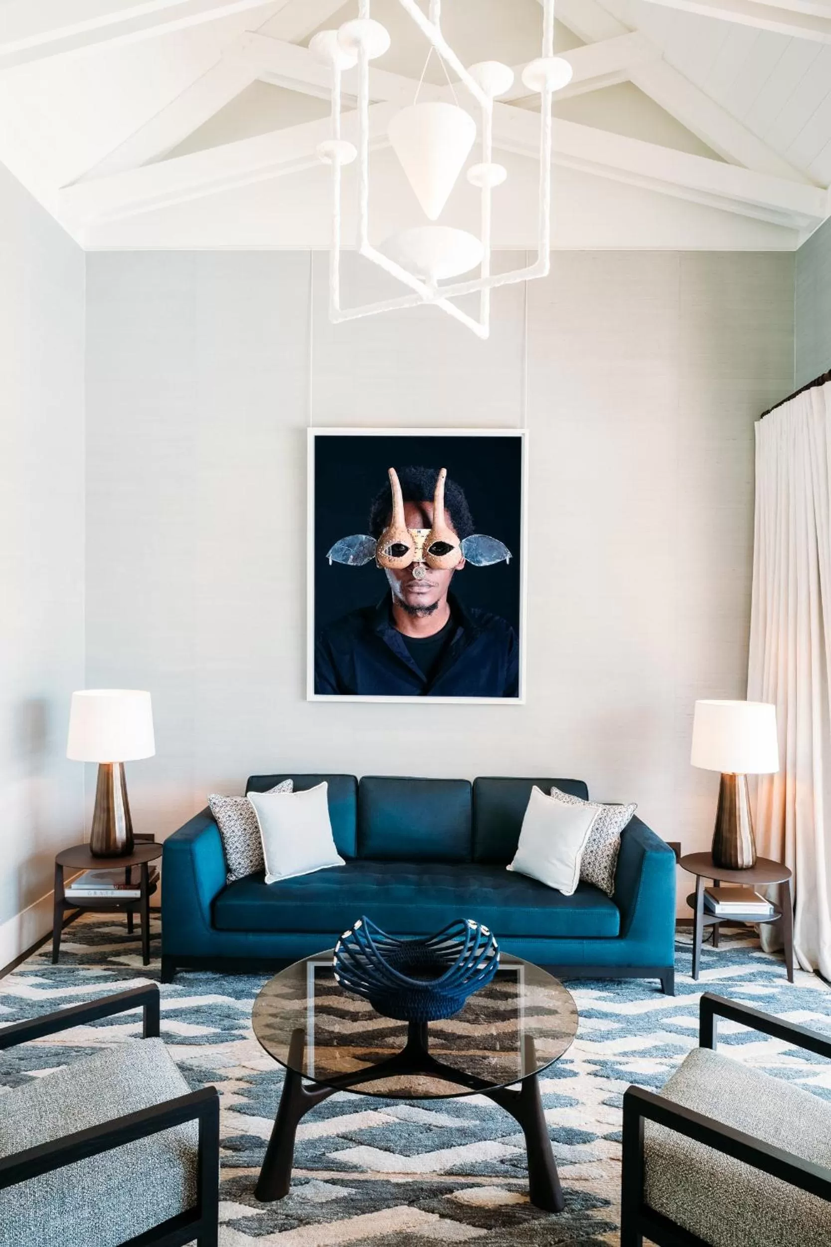 Living room in Delaire Graff Lodges and Spa