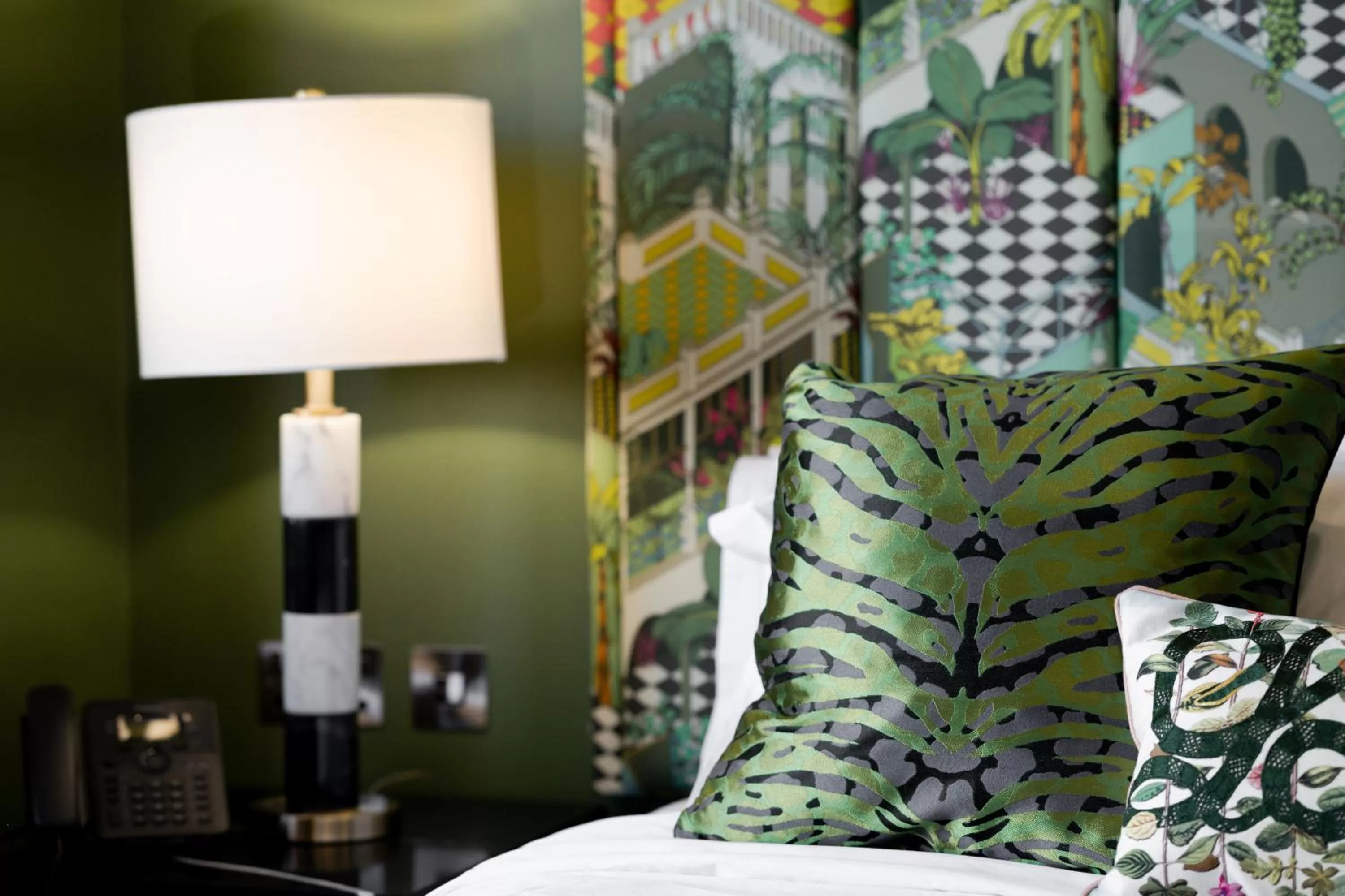 Bed in Elephant Rock Hotel