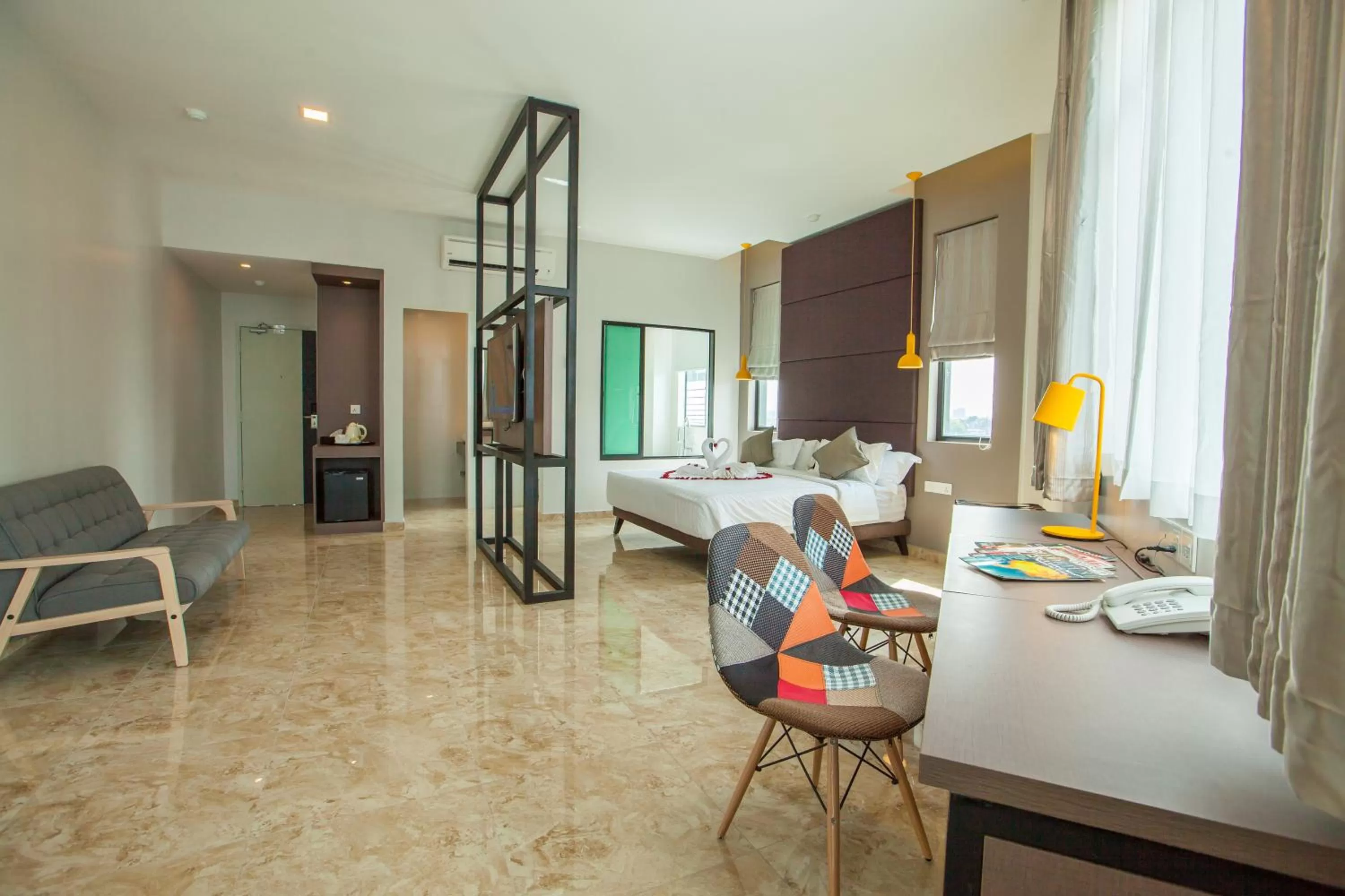 Photo of the whole room, Bed in Bzz Hotel Skudai