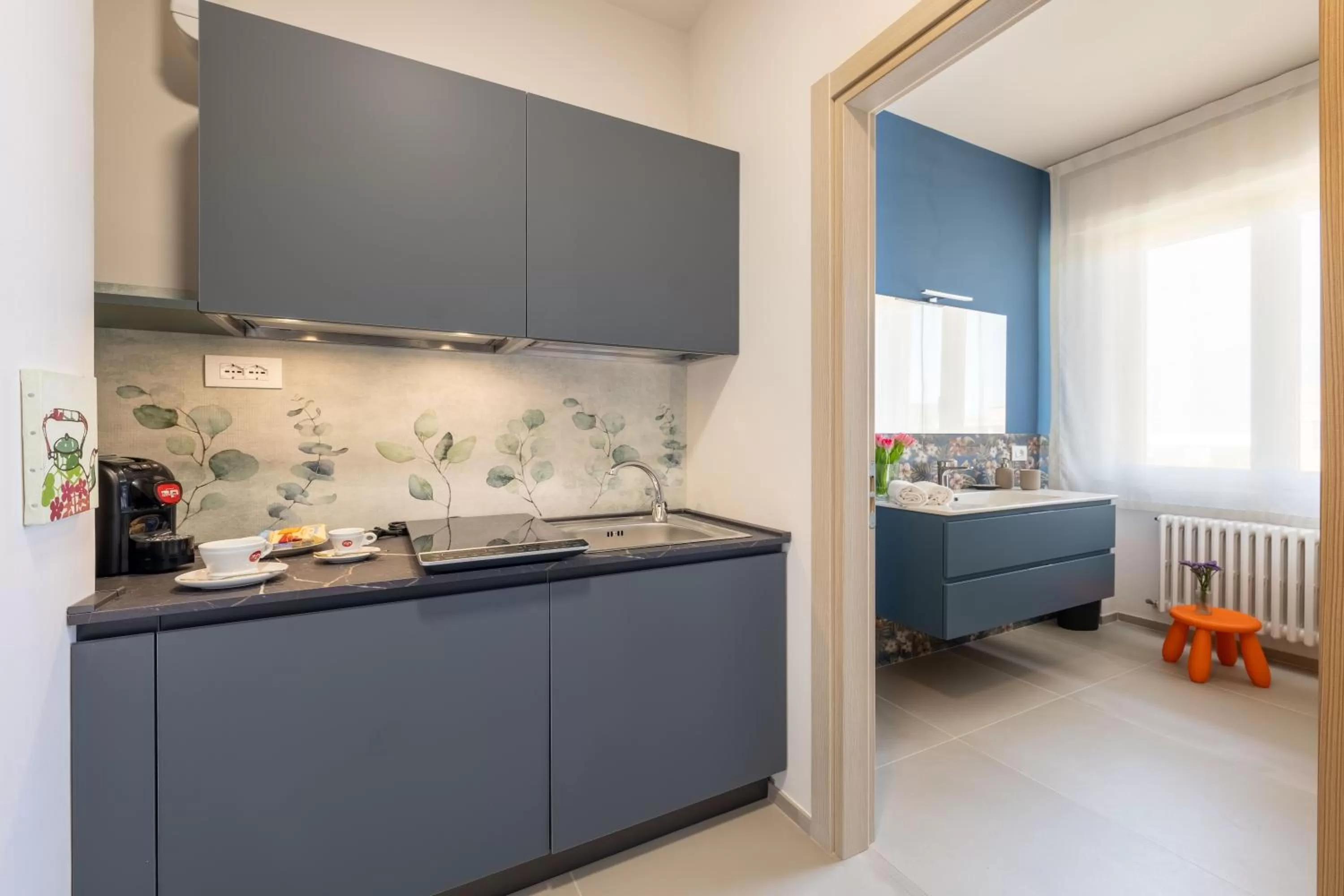 Kitchen or kitchenette in Dea Suite Room