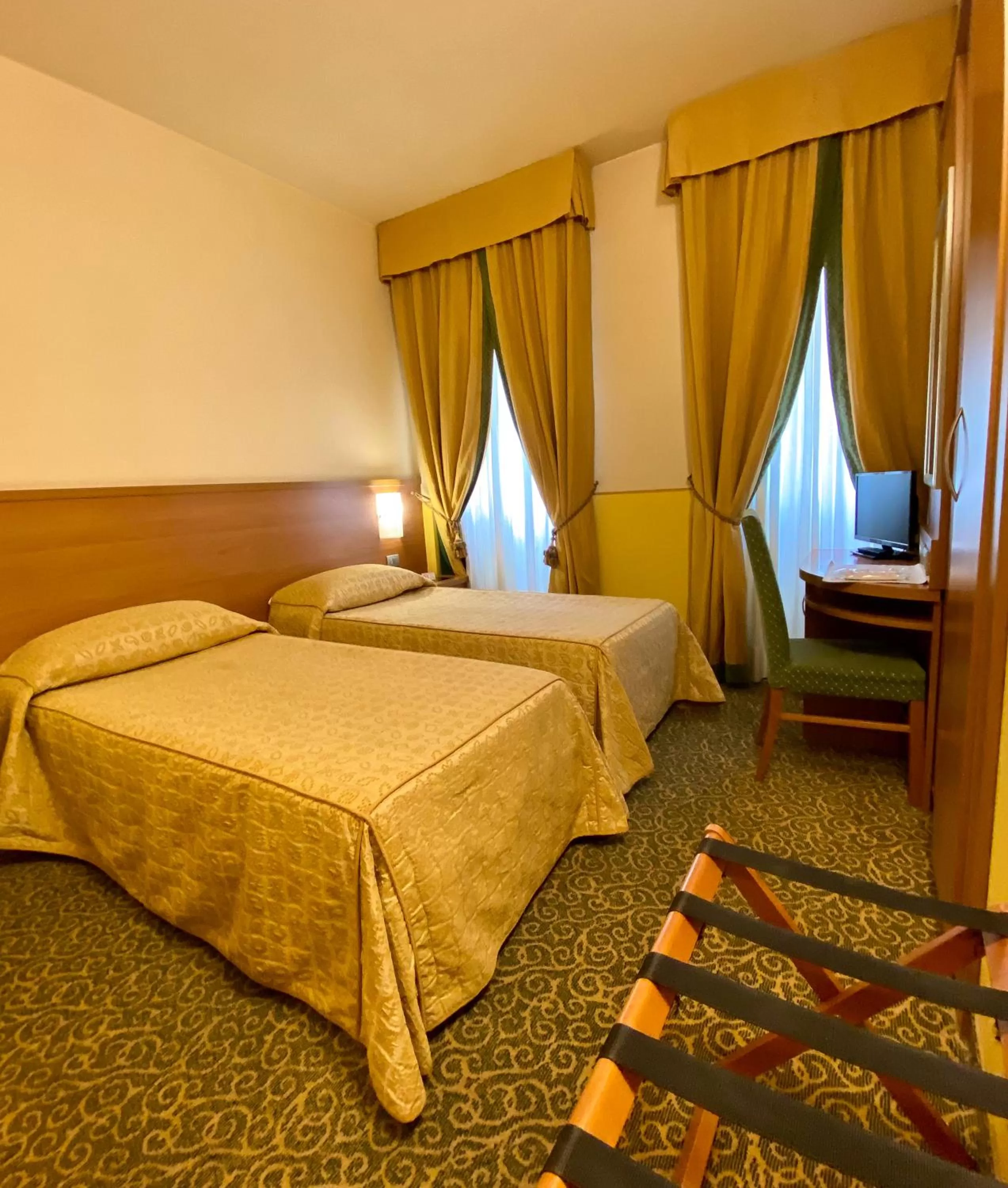 Bed in Hotel Kristall