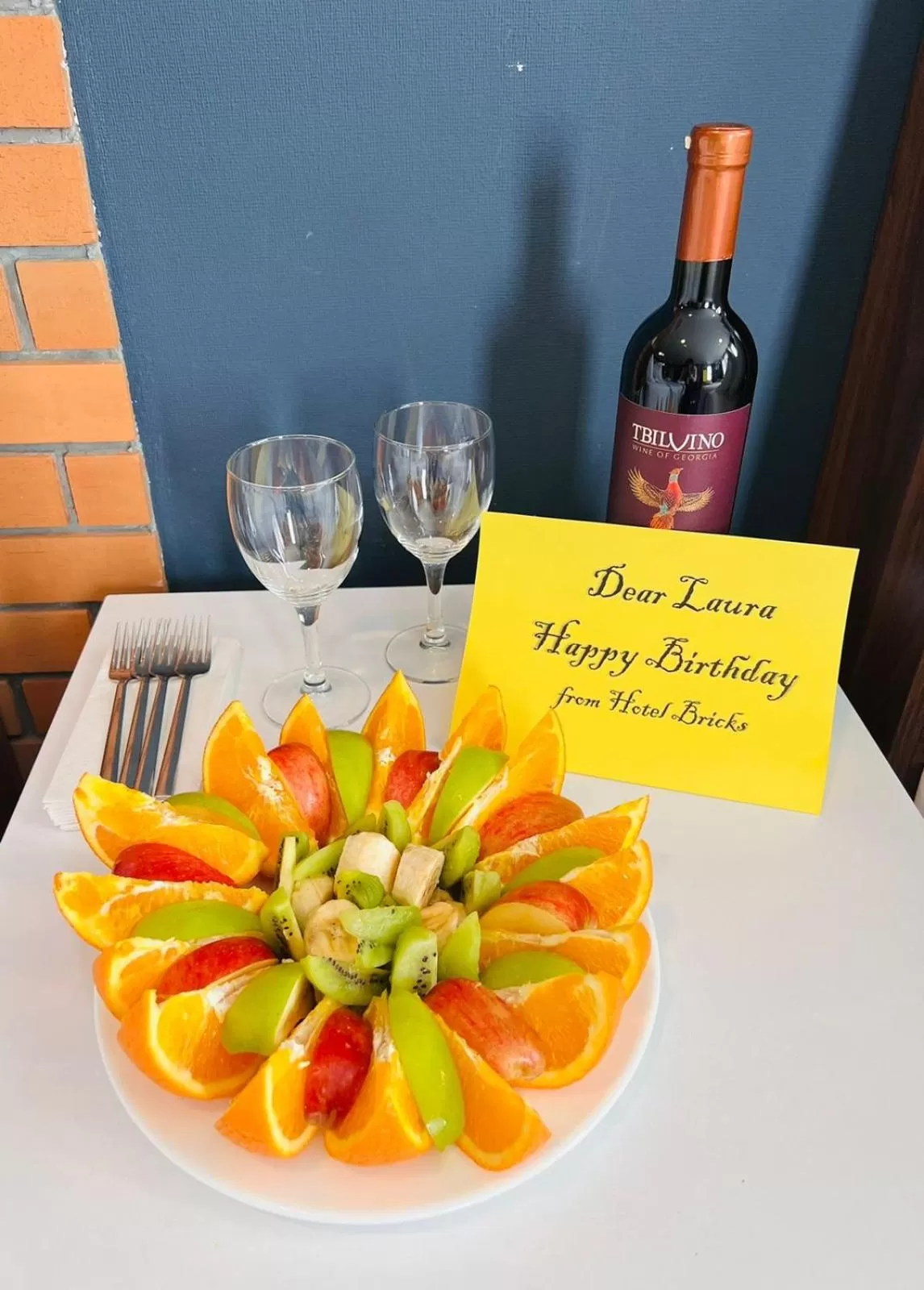 Food and drinks in Bricks Hotel