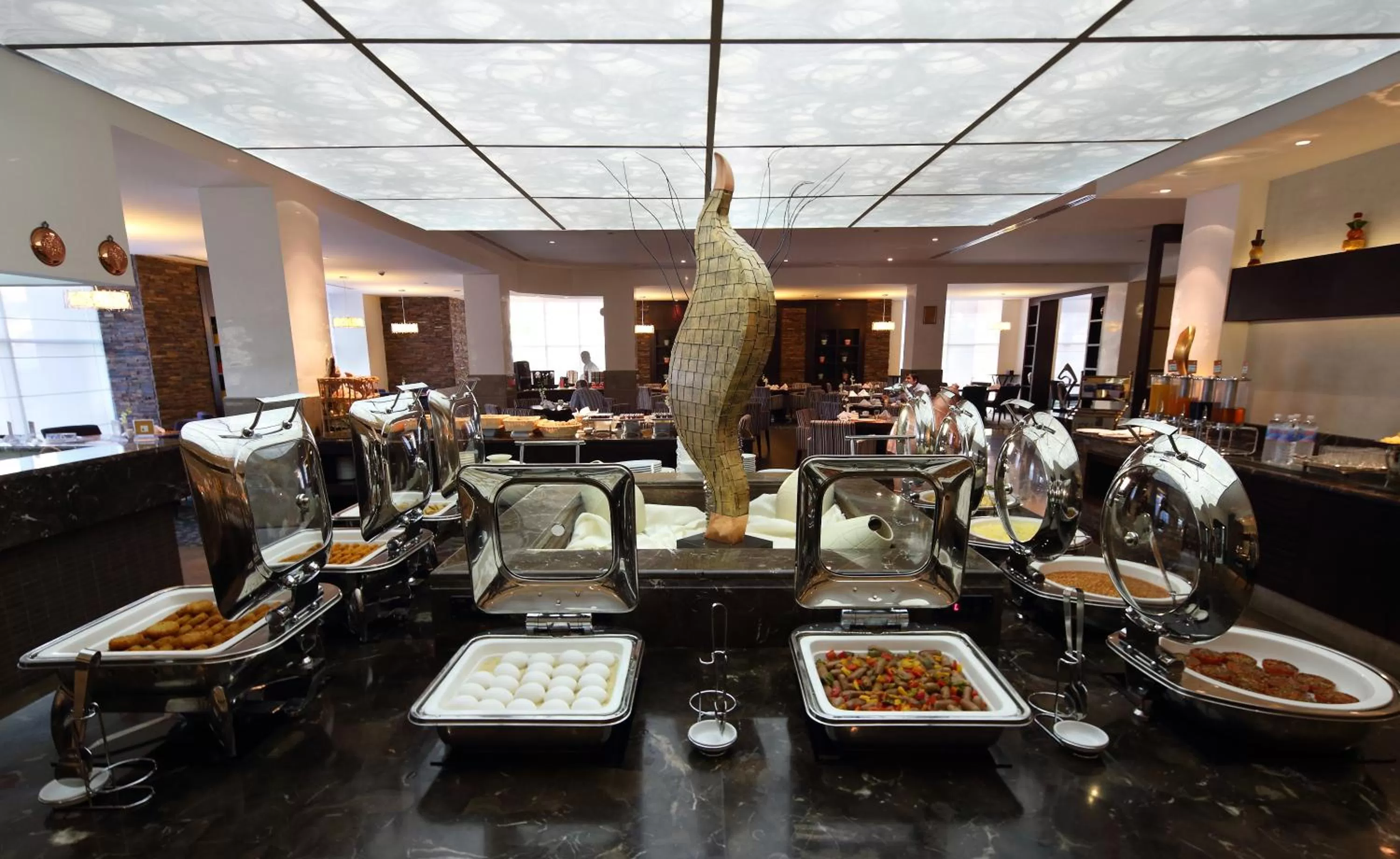 Buffet breakfast in Novotel Dammam Business Park