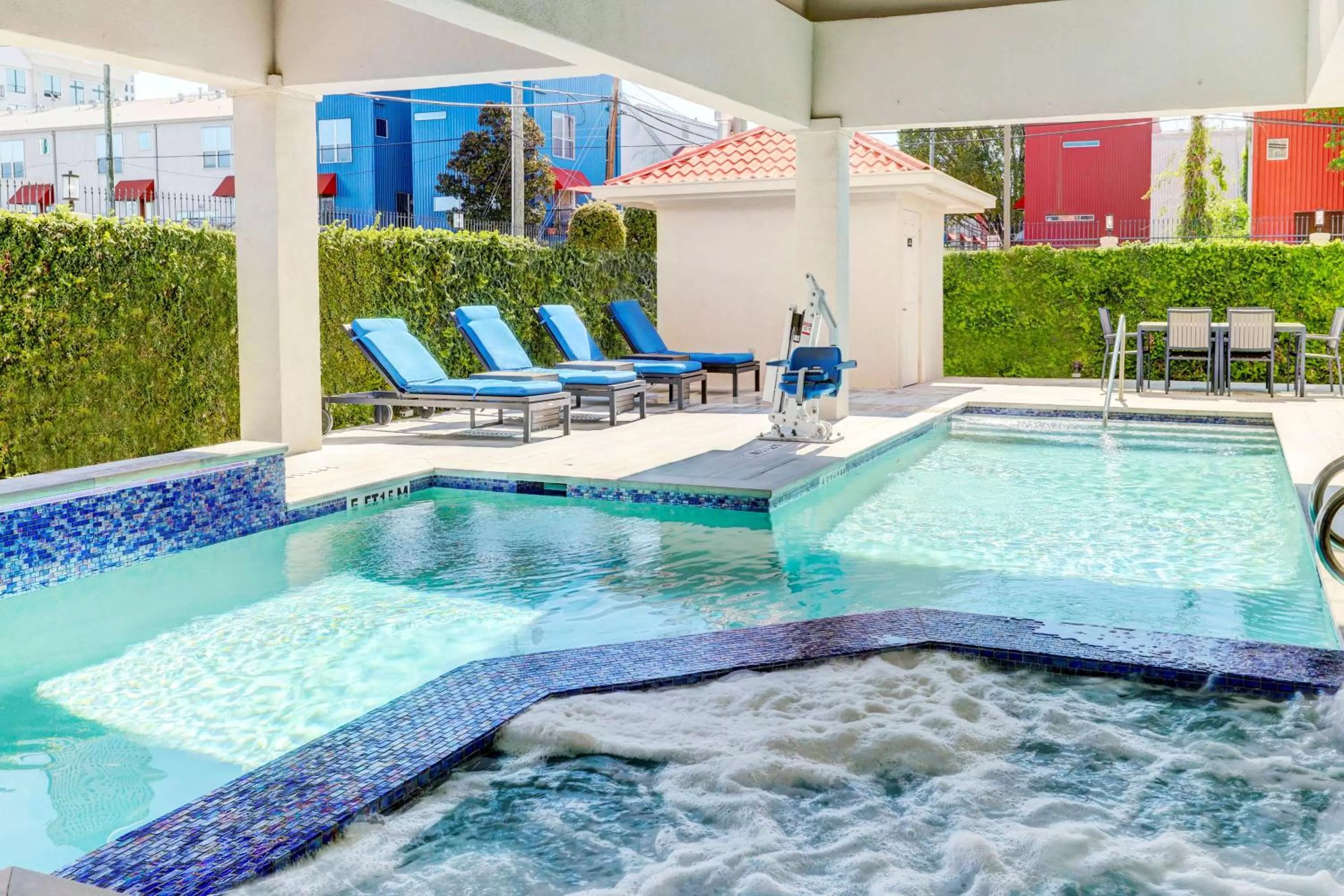 Pool view in Best Western Plus Downtown Inn & Suites