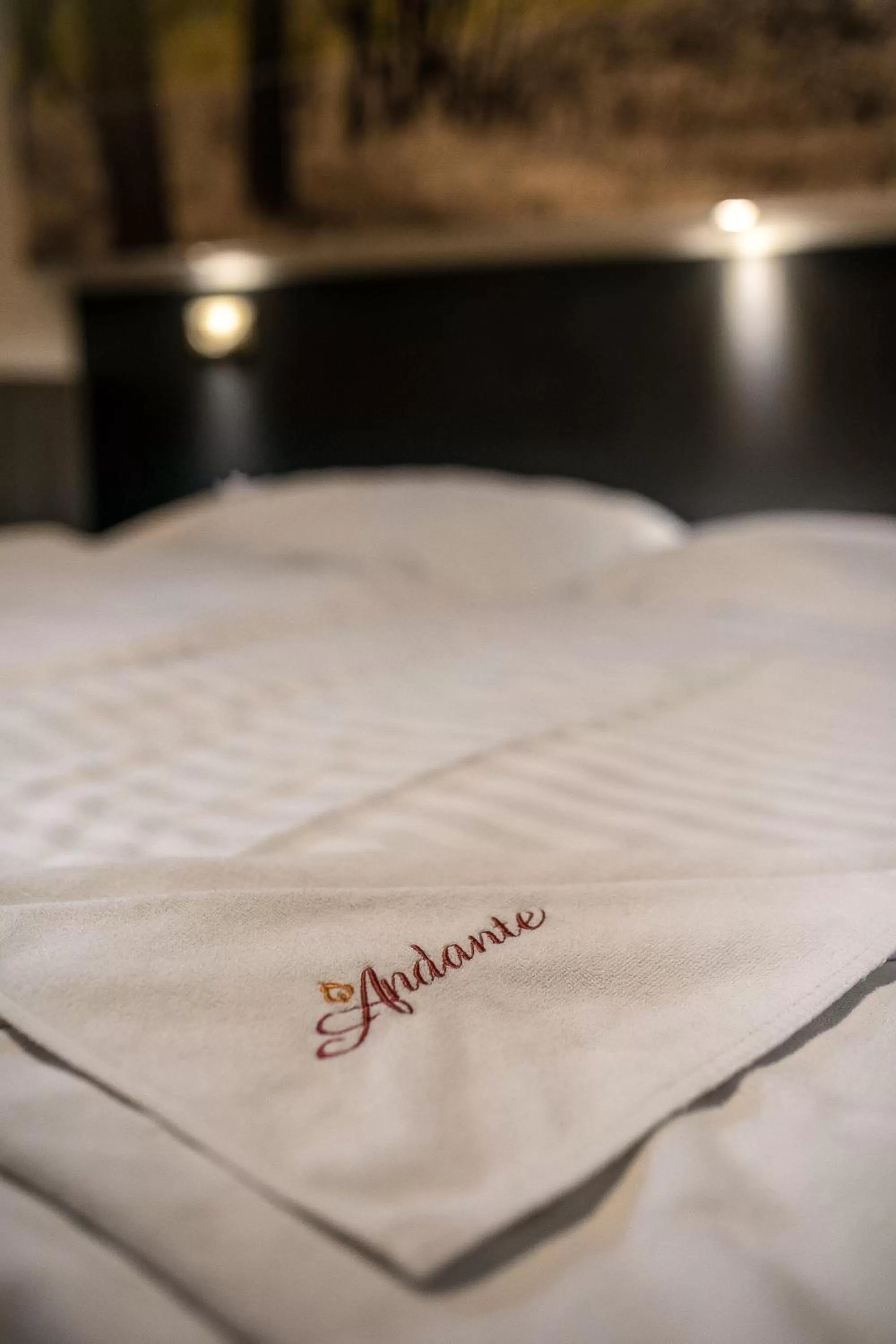 Bed in Andante Pension & Restaurant