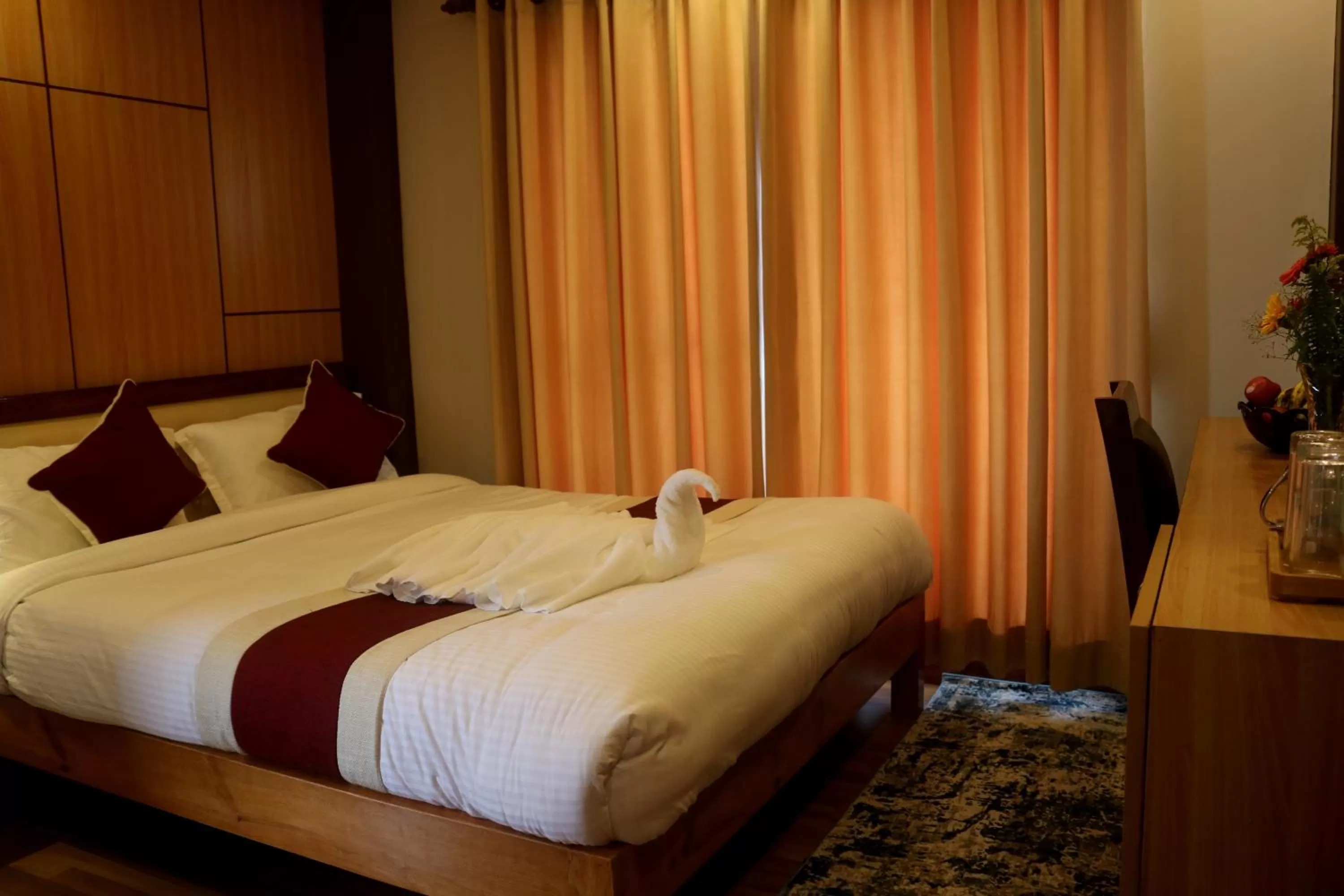 Bedroom, Bed in Hotel Family Ties Pvt. Ltd.