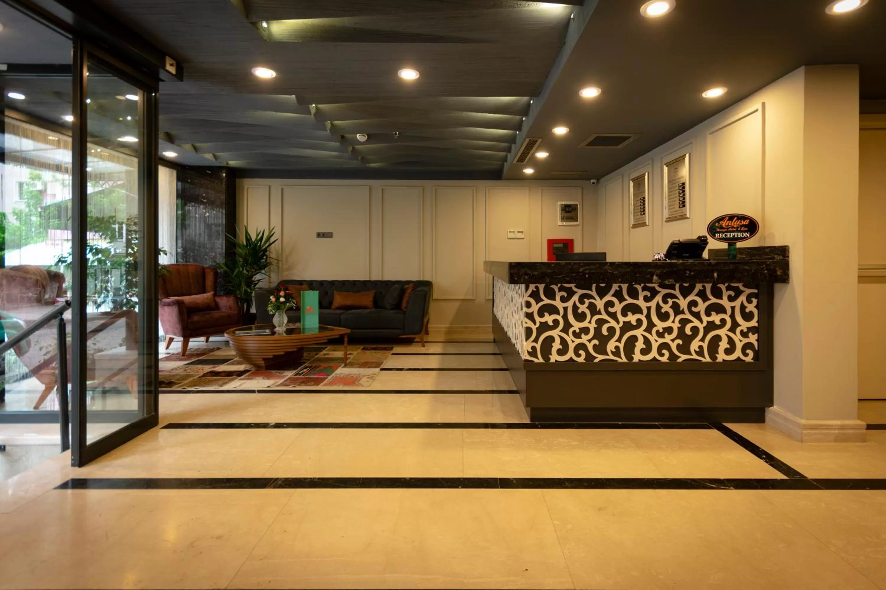 Lobby or reception in Antusa Design Hotel & Spa