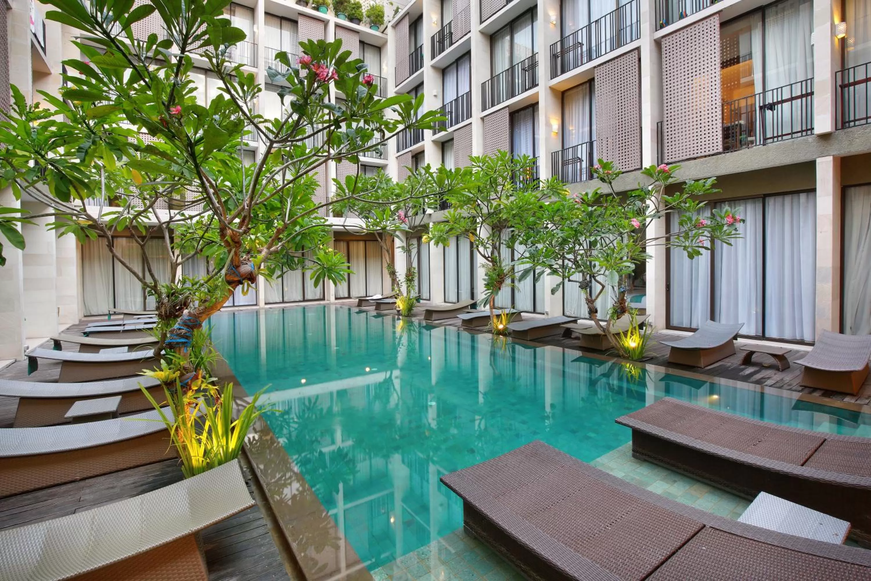 Swimming pool in Hotel Terrace at Kuta