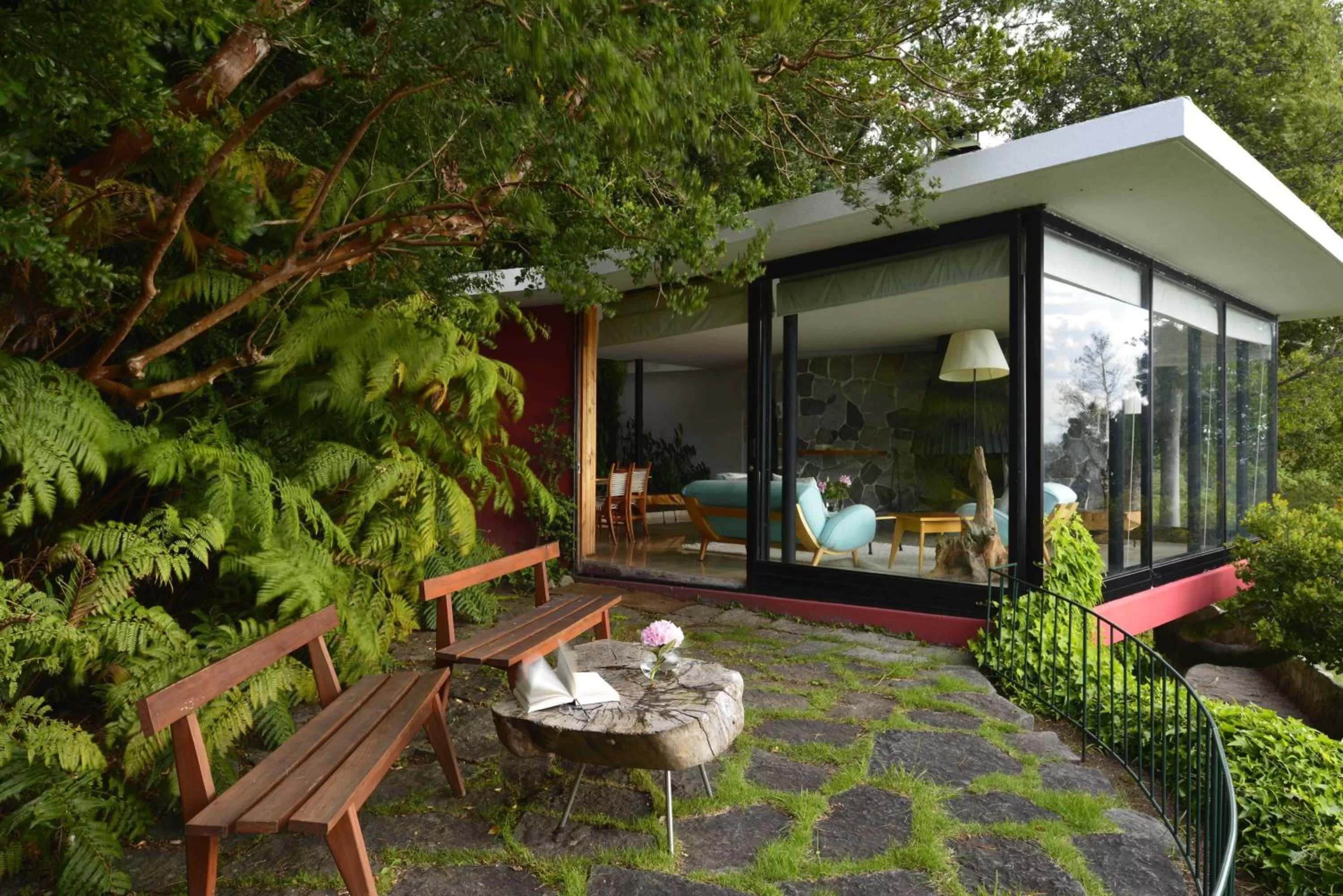 Patio in Hotel Antumalal