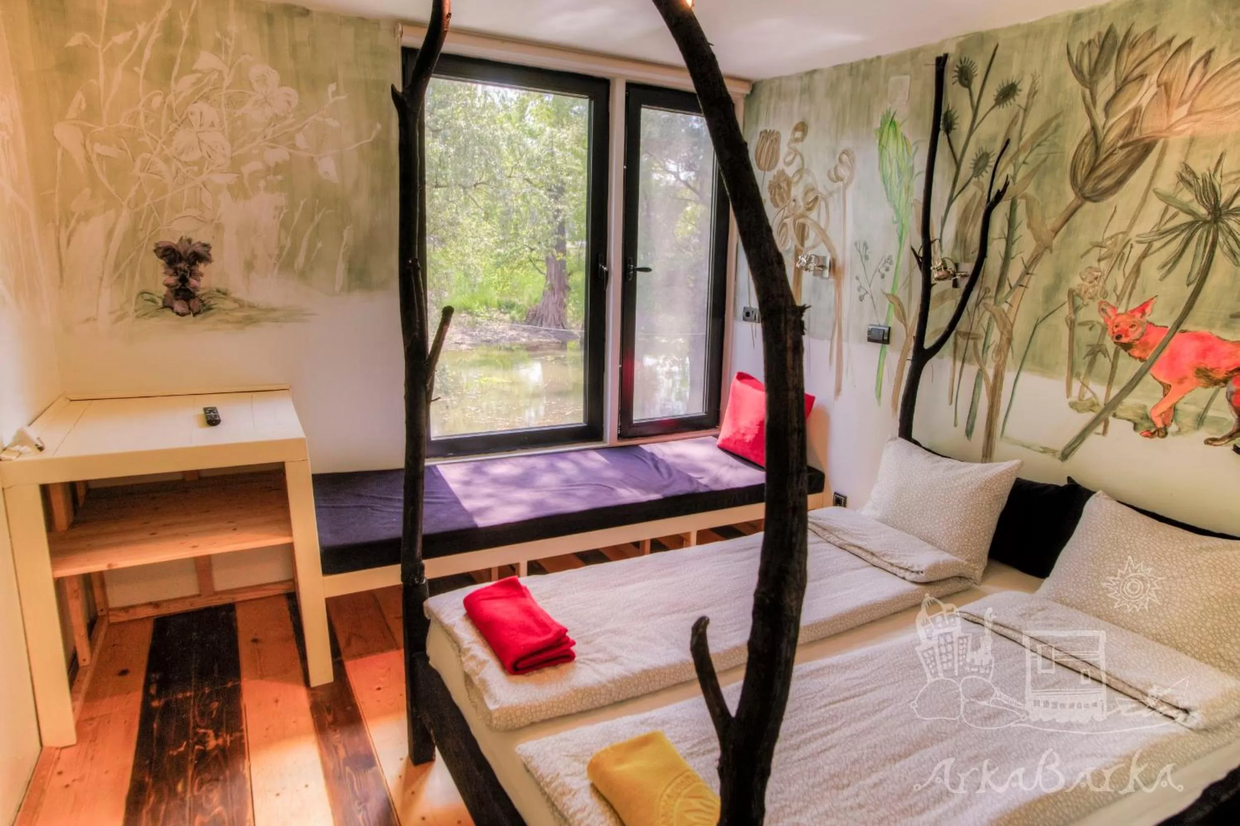 Spring, Seating Area in ArkaBarka 2- Floating Dream Rooms and Apartments