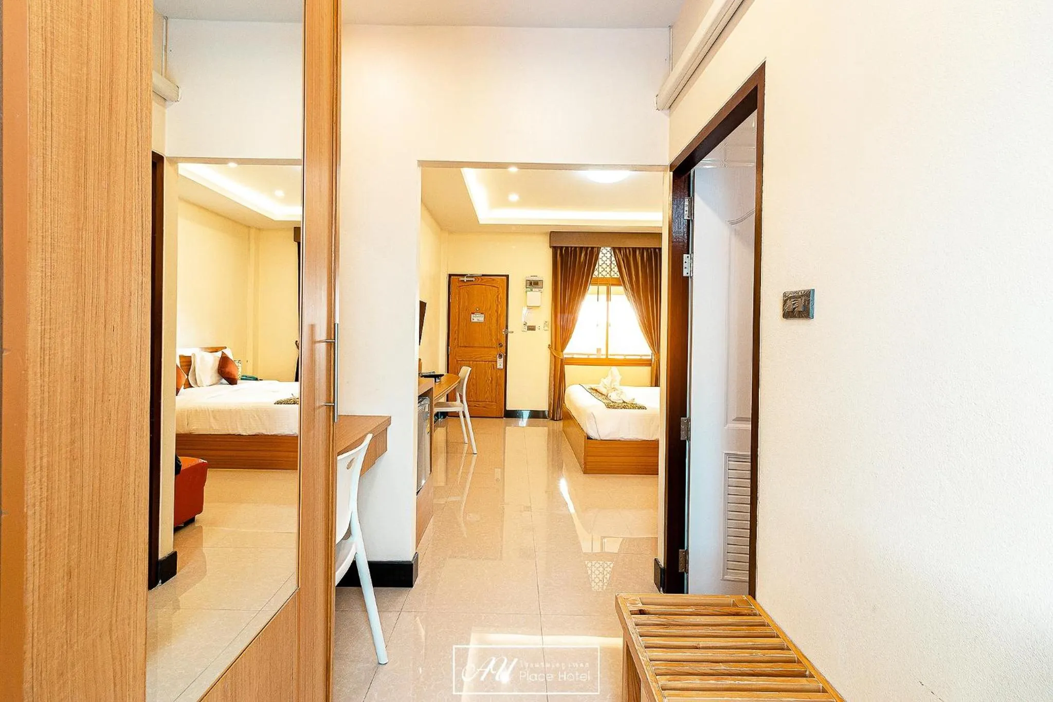 Photo of the whole room, Bed in AU Place Hotel