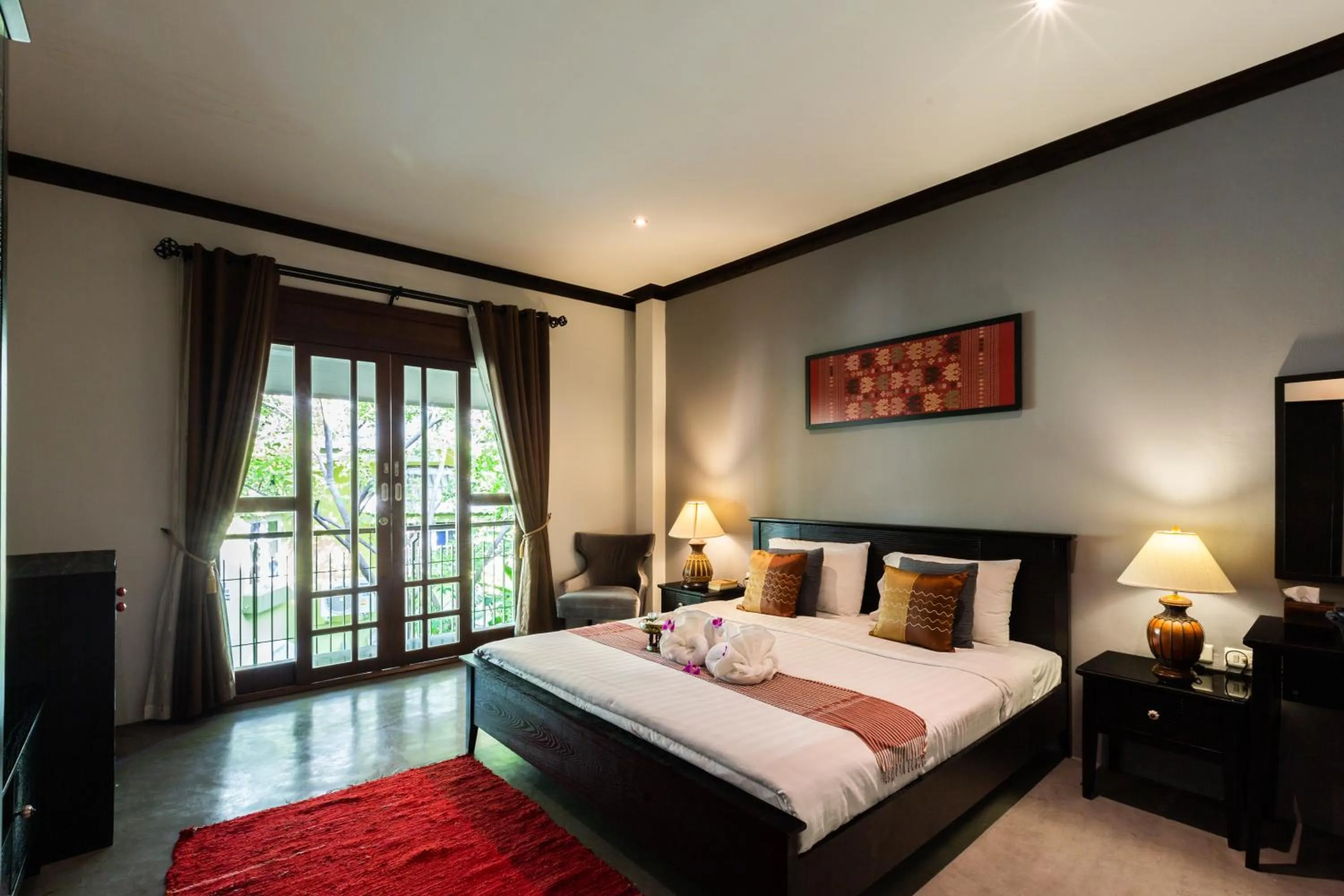 Bed in The Twenty Lodge