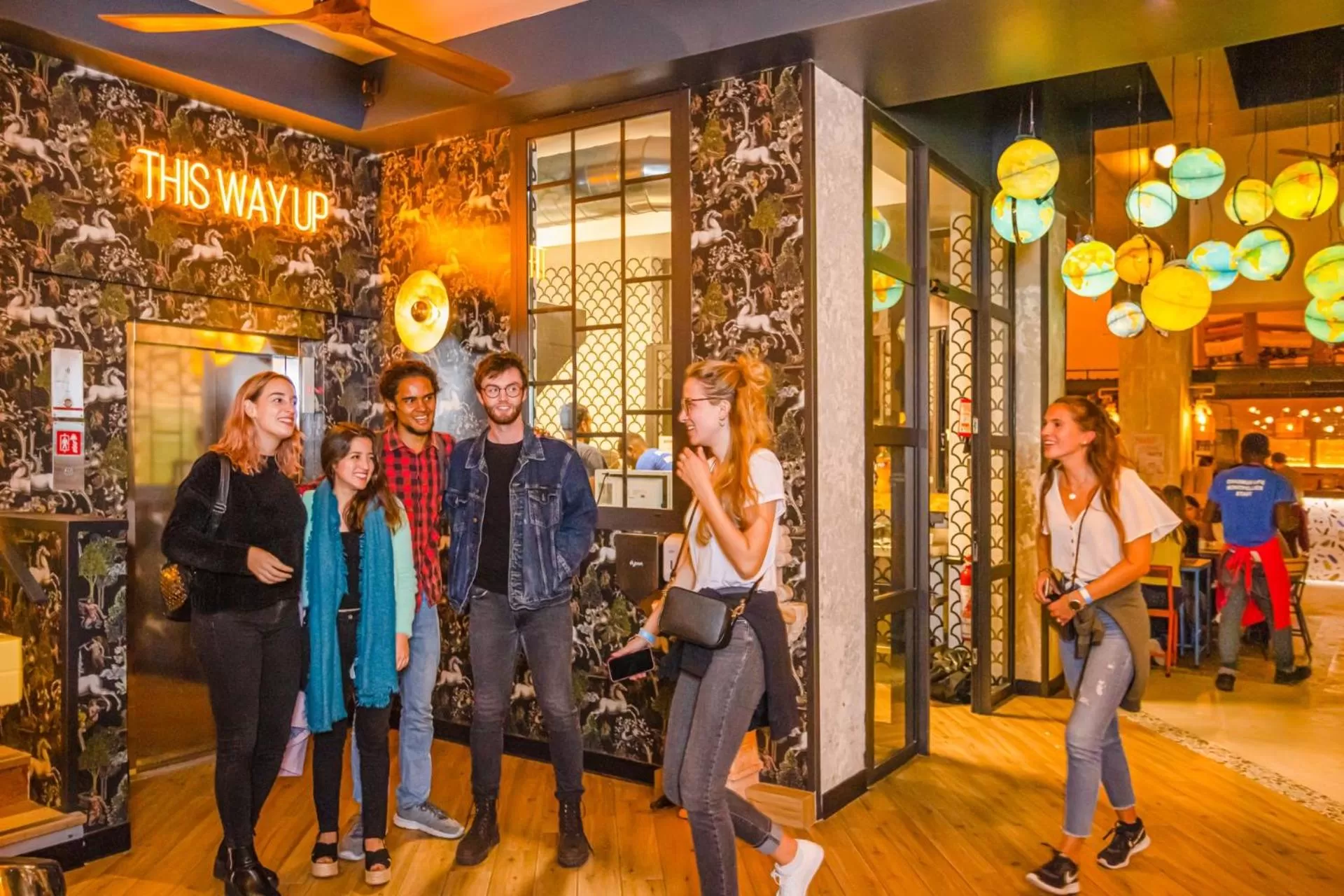 Lobby or reception in Villa Saint Exupery Beach Hostel