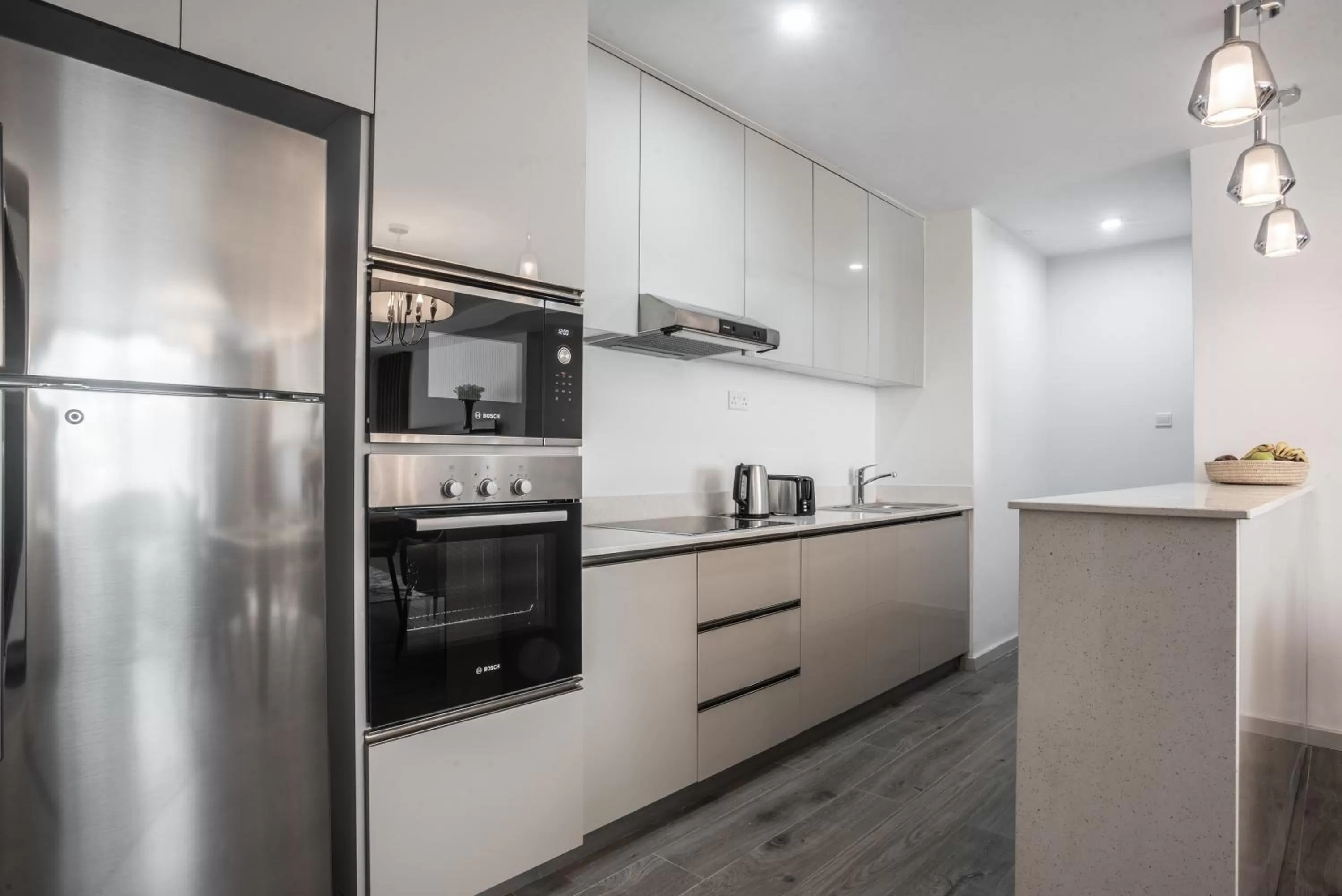 Kitchen or kitchenette in Yaya Hotel & Apartments