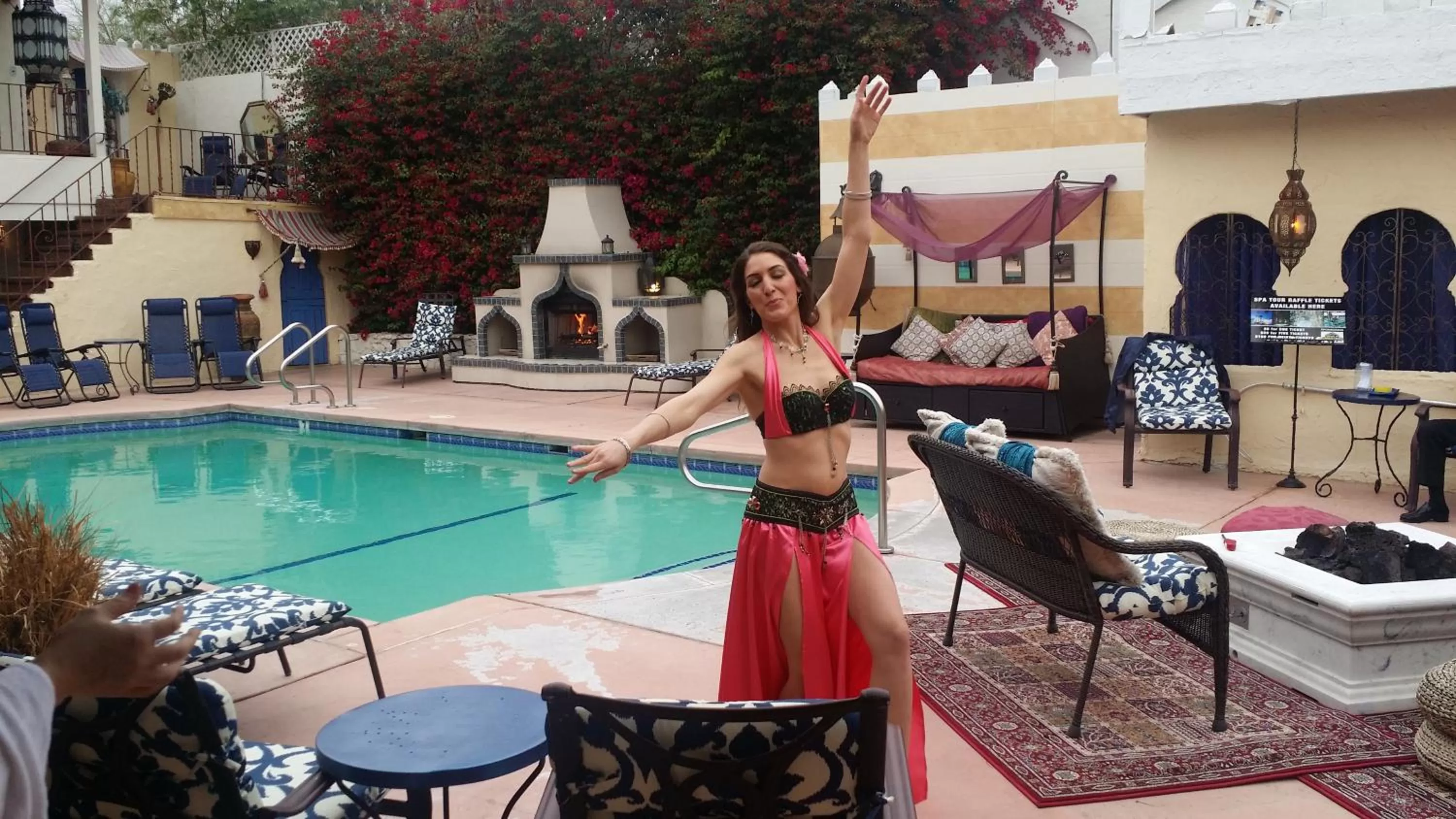 Patio in El Morocco Inn & Spa