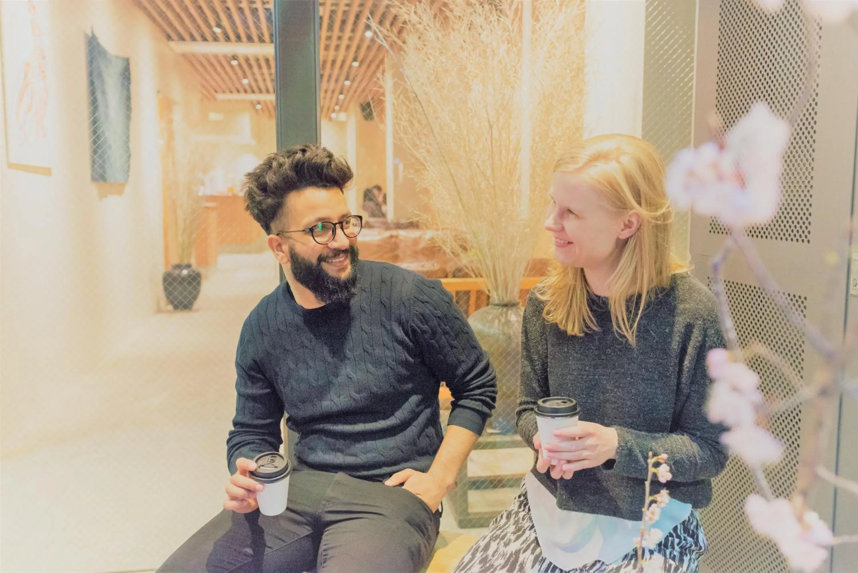 Communal lounge/ TV room in obi Hostel