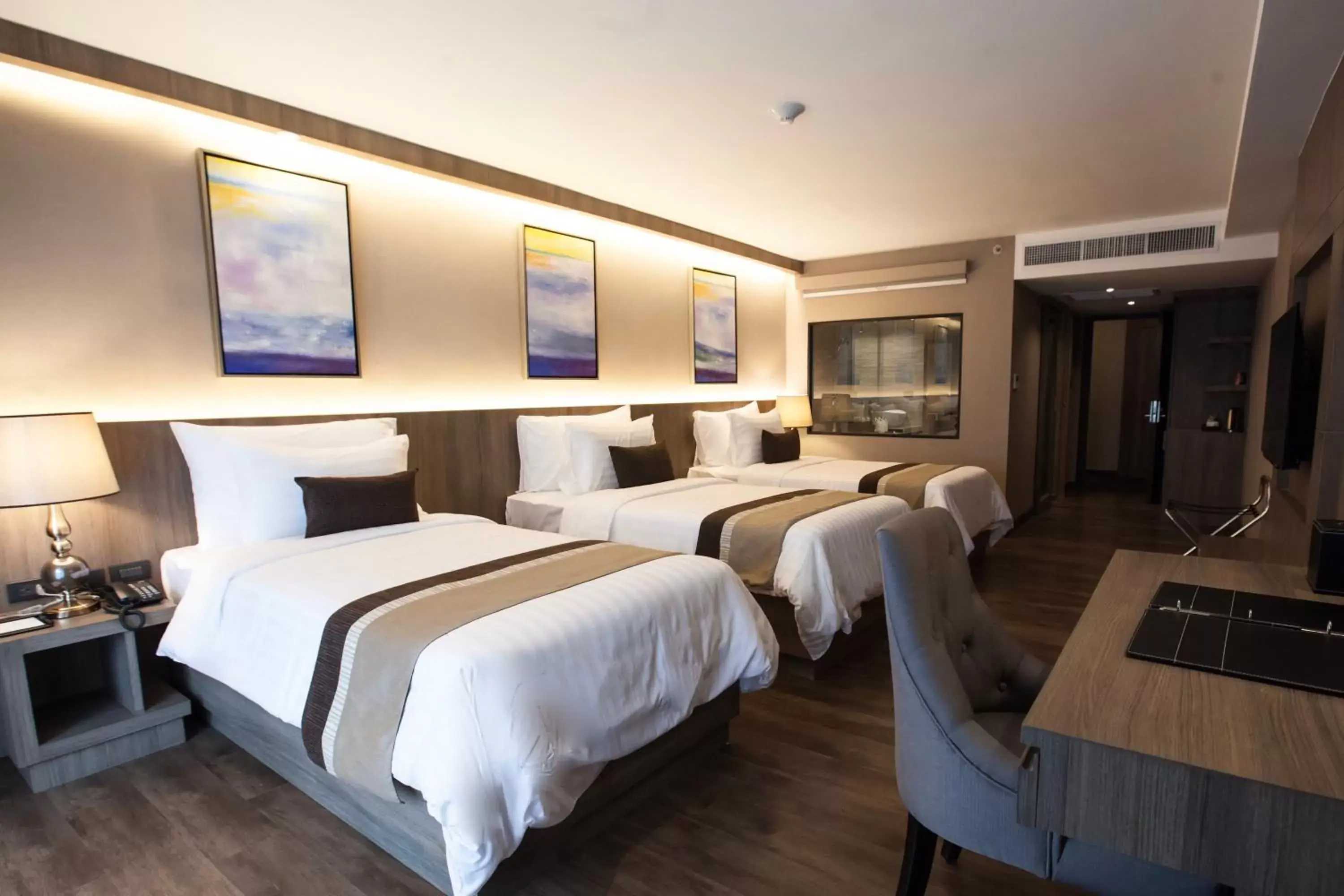 Premier Triple Bed in Arte Hotel - SHA Extra Plus Premier Triple Bed in Arte Hotel - SHA Extra Plus