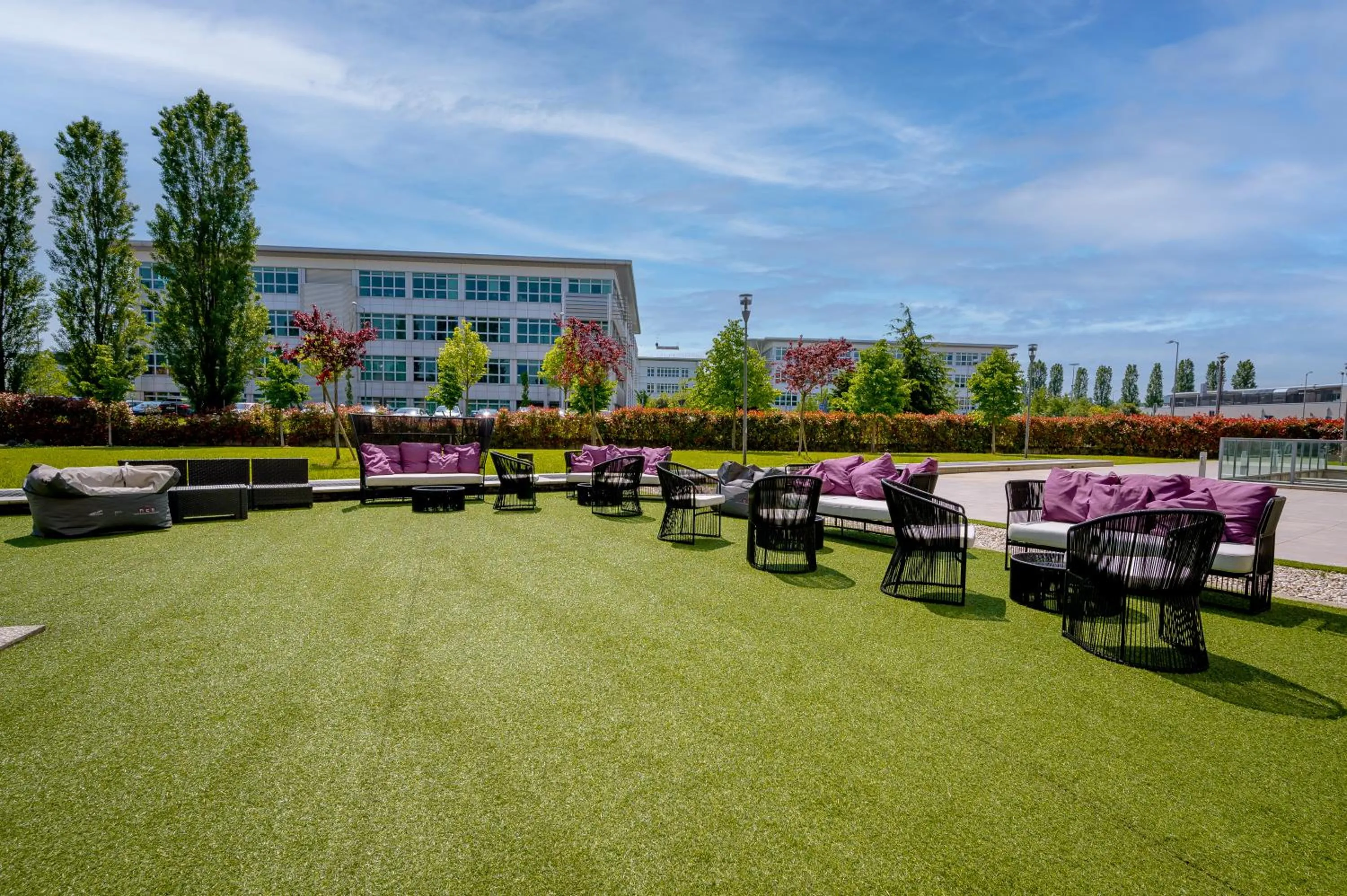 Garden in Hotel Cosmopolitan Bologna