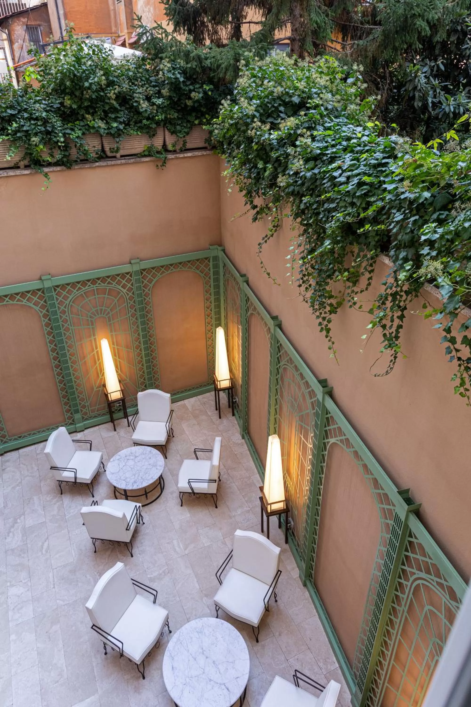 Balcony/Terrace in Room Mate Collection Filippo, Rome-Fontana di Trevi