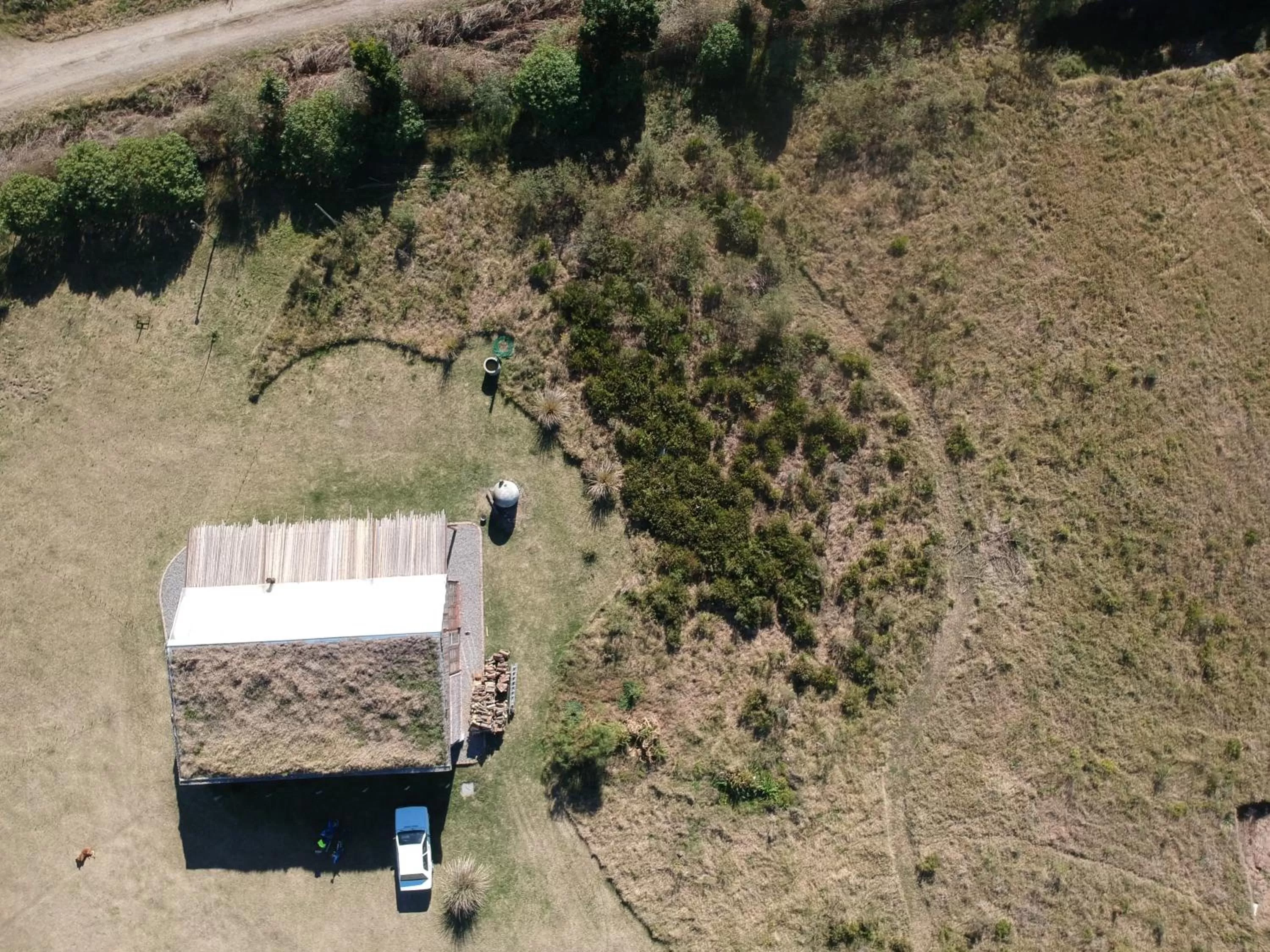 Property building, Bird's-eye View in Caliu Earthship Ecolodge
