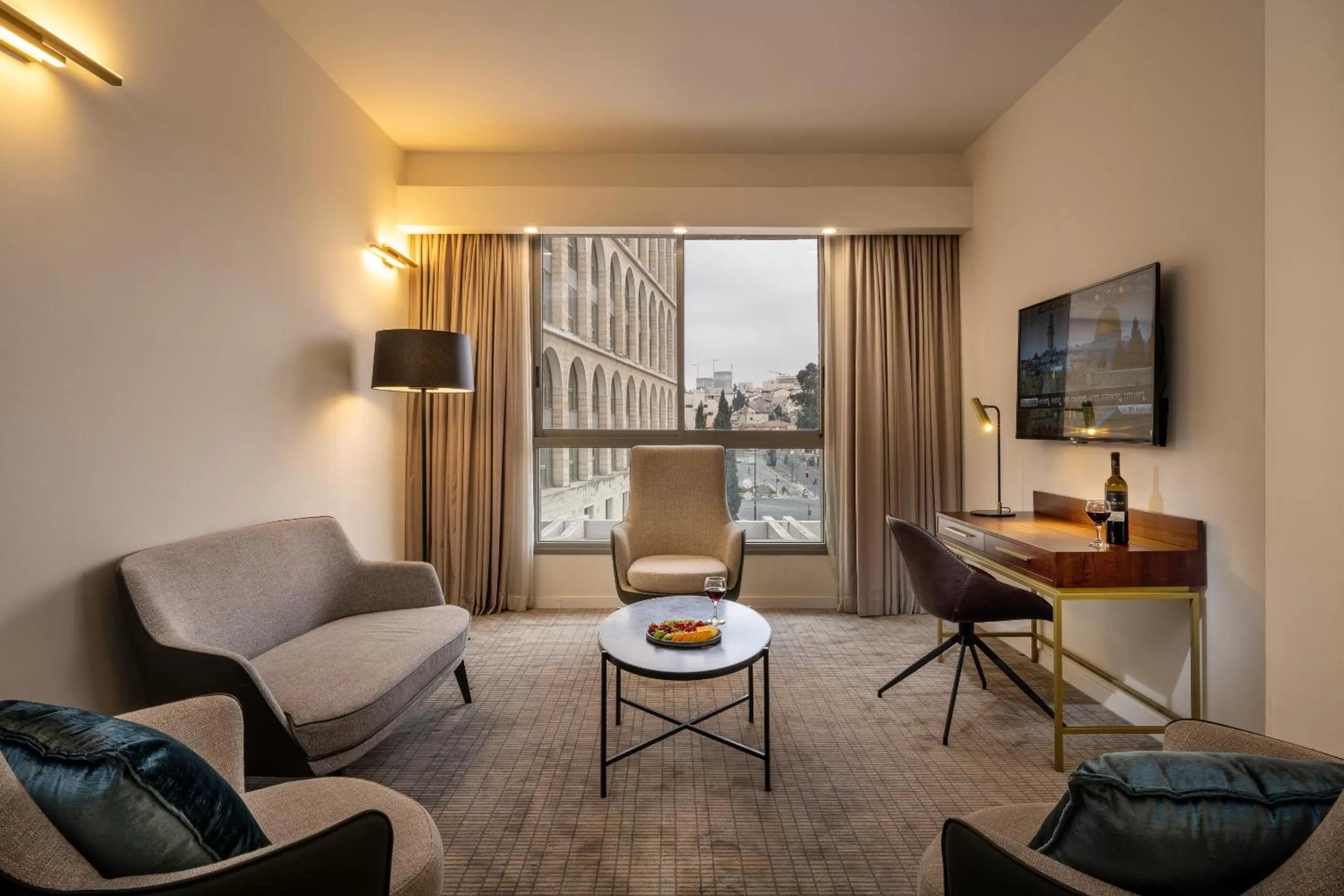 Living room in Olive Tree Hotel